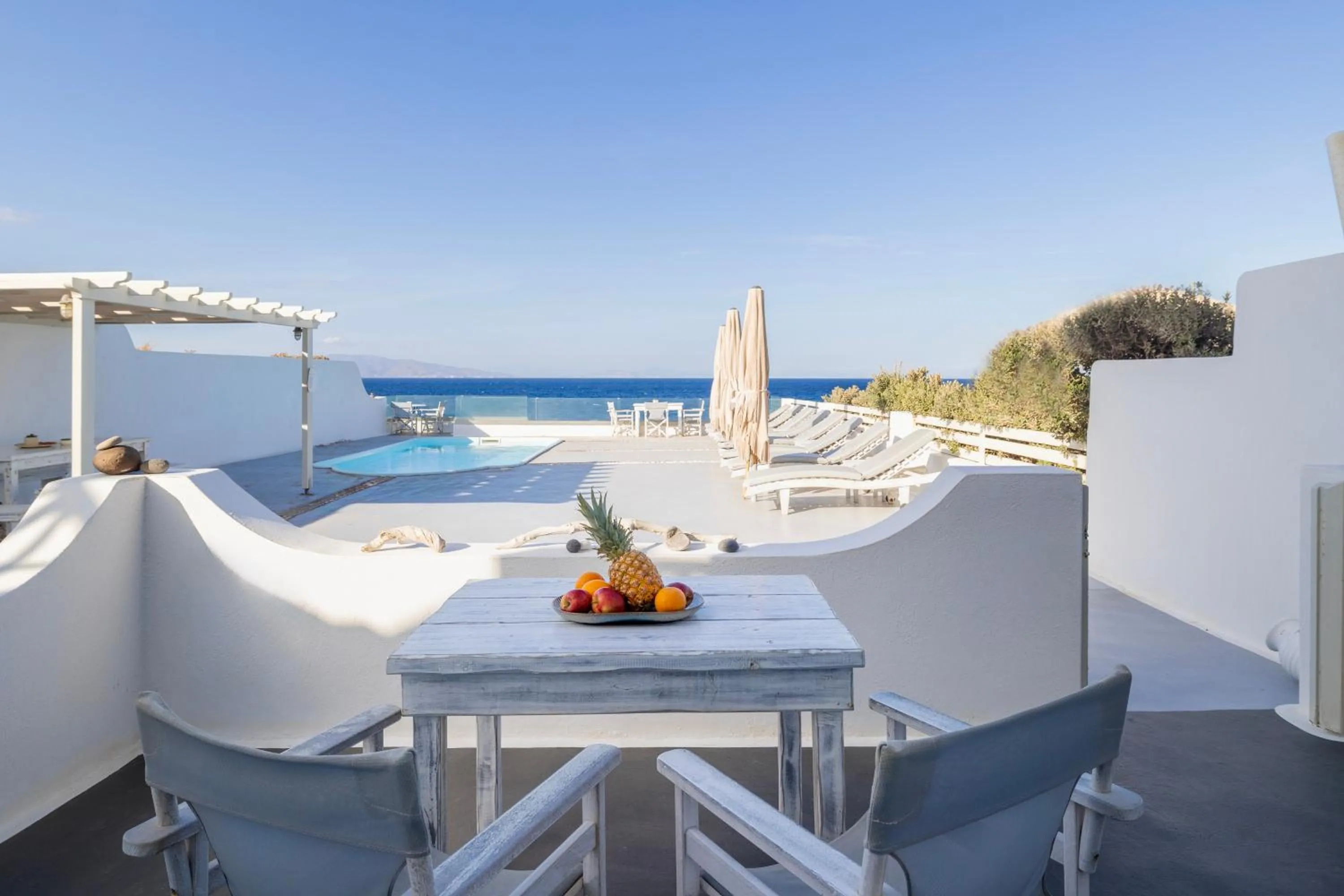 Balcony/Terrace in Vrachia Studios & Apartments