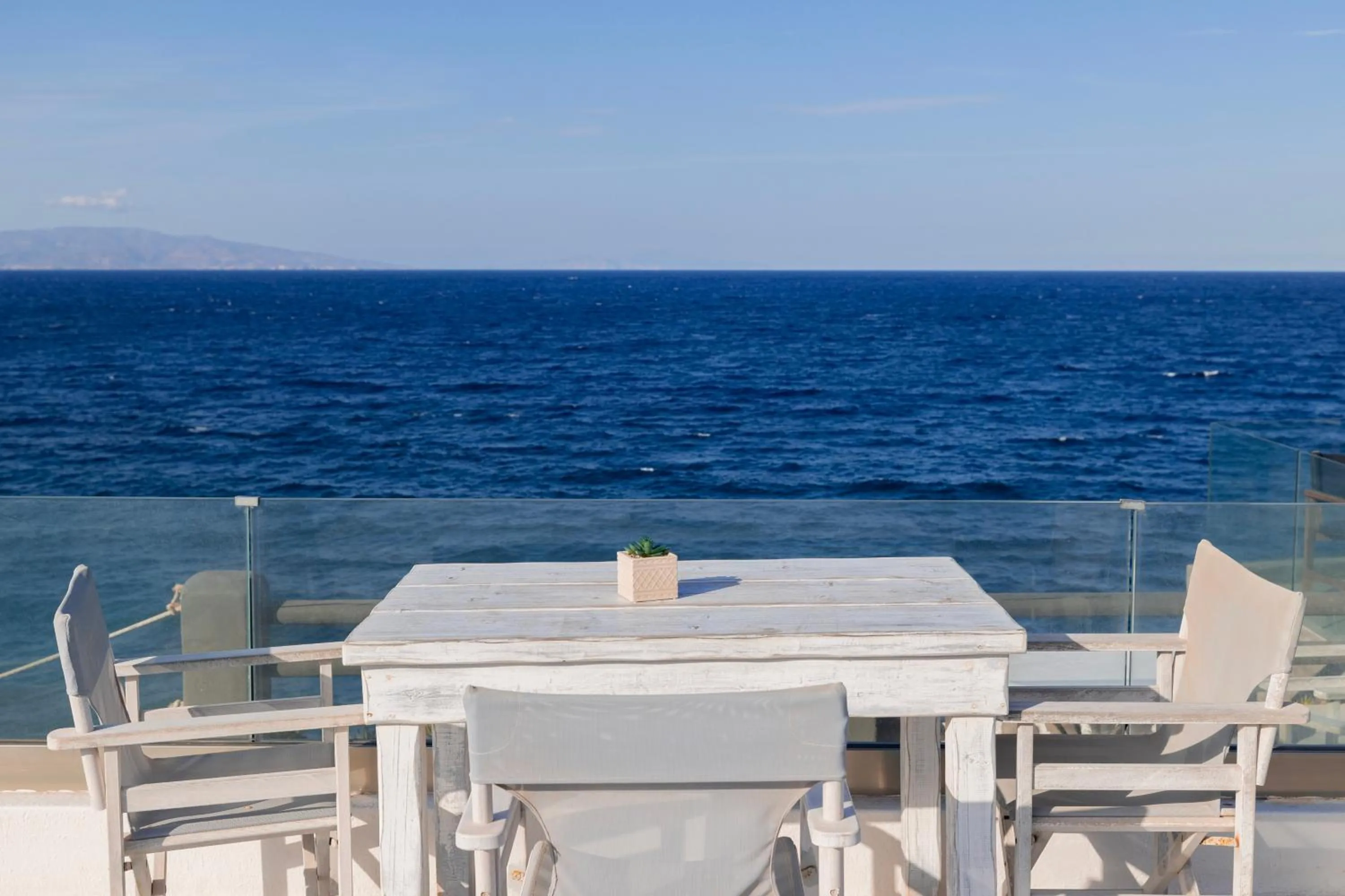 Sea view in Vrachia Studios & Apartments