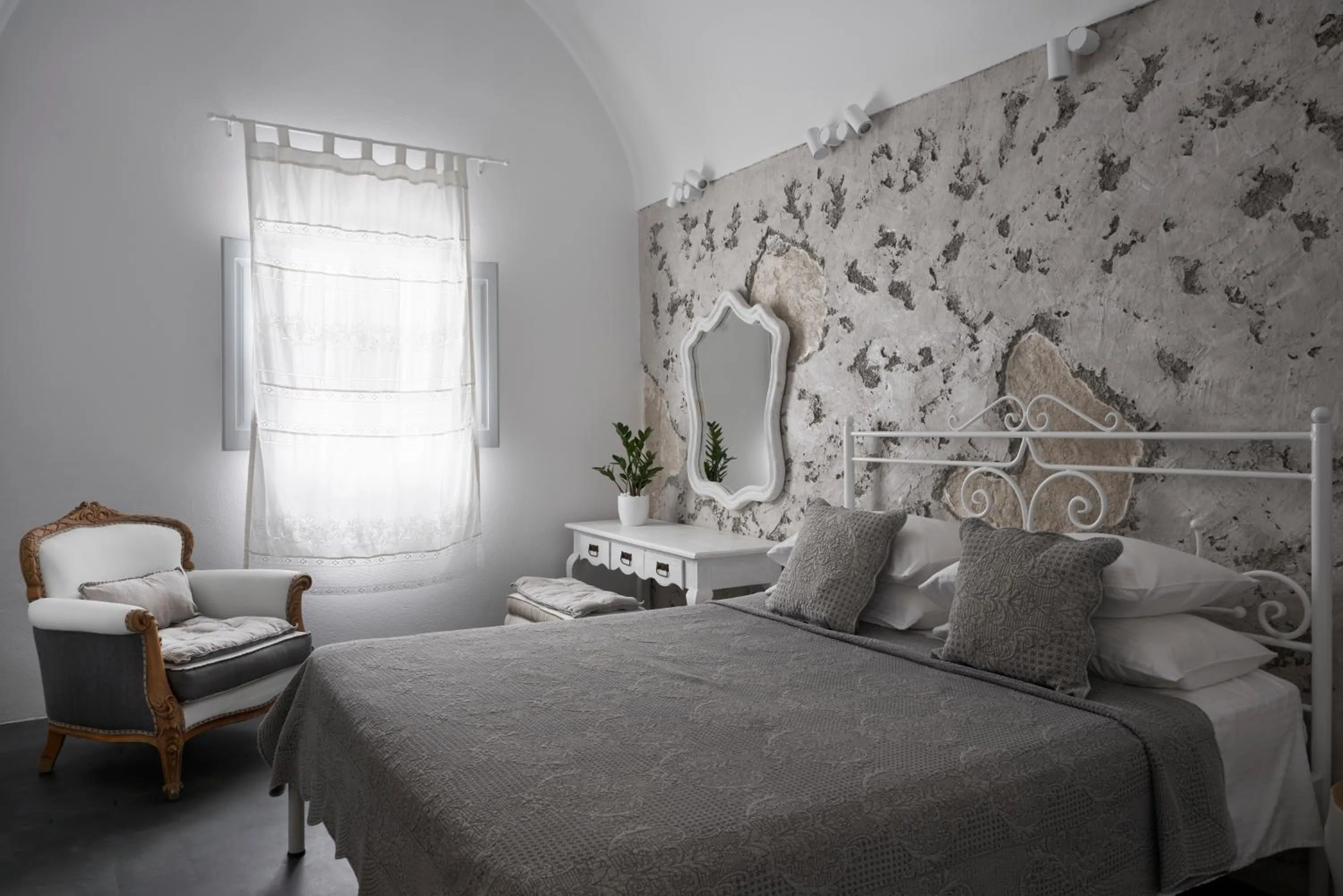 Bed in Makris Beach Hotel