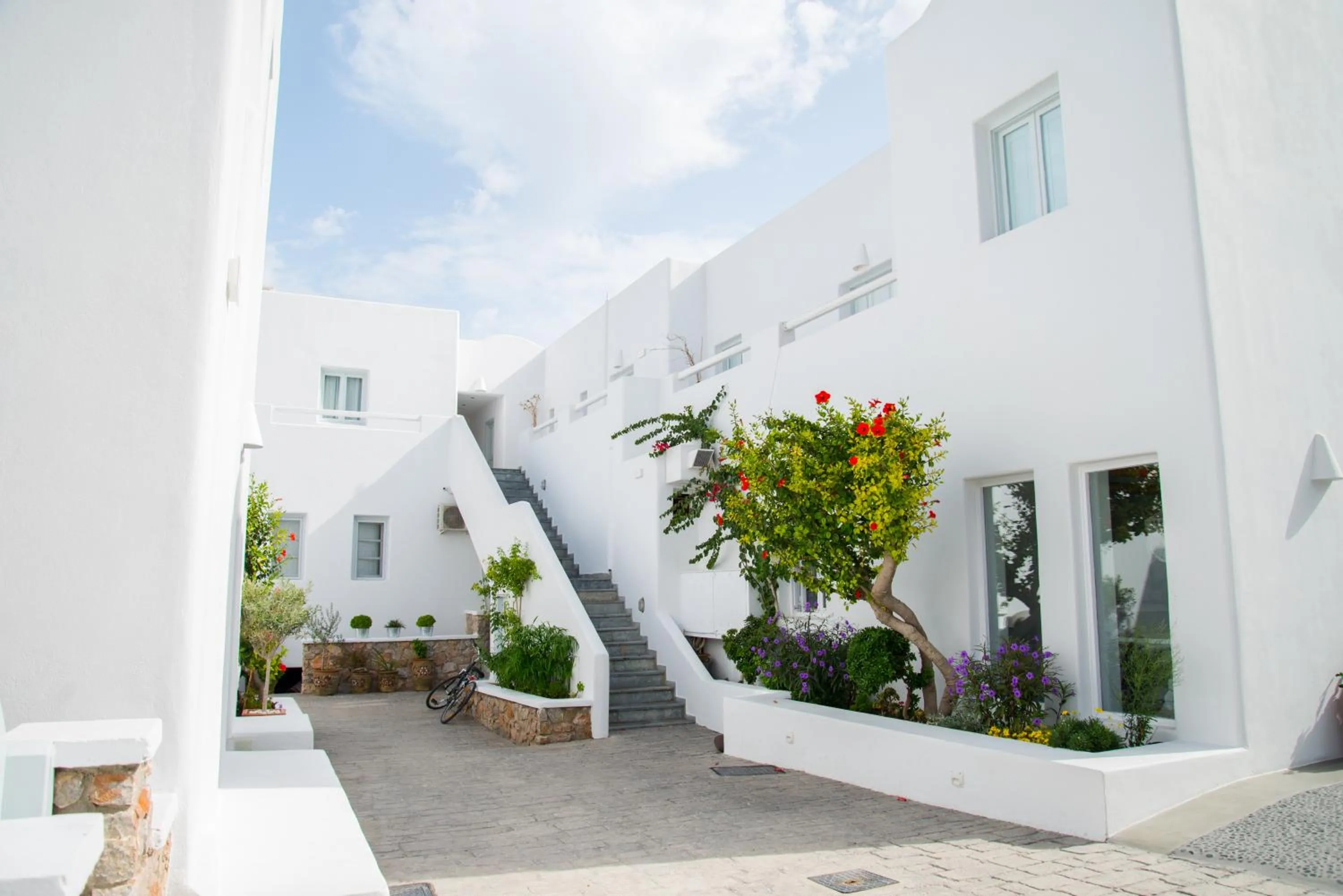 Facade/entrance in Makris Beach Hotel