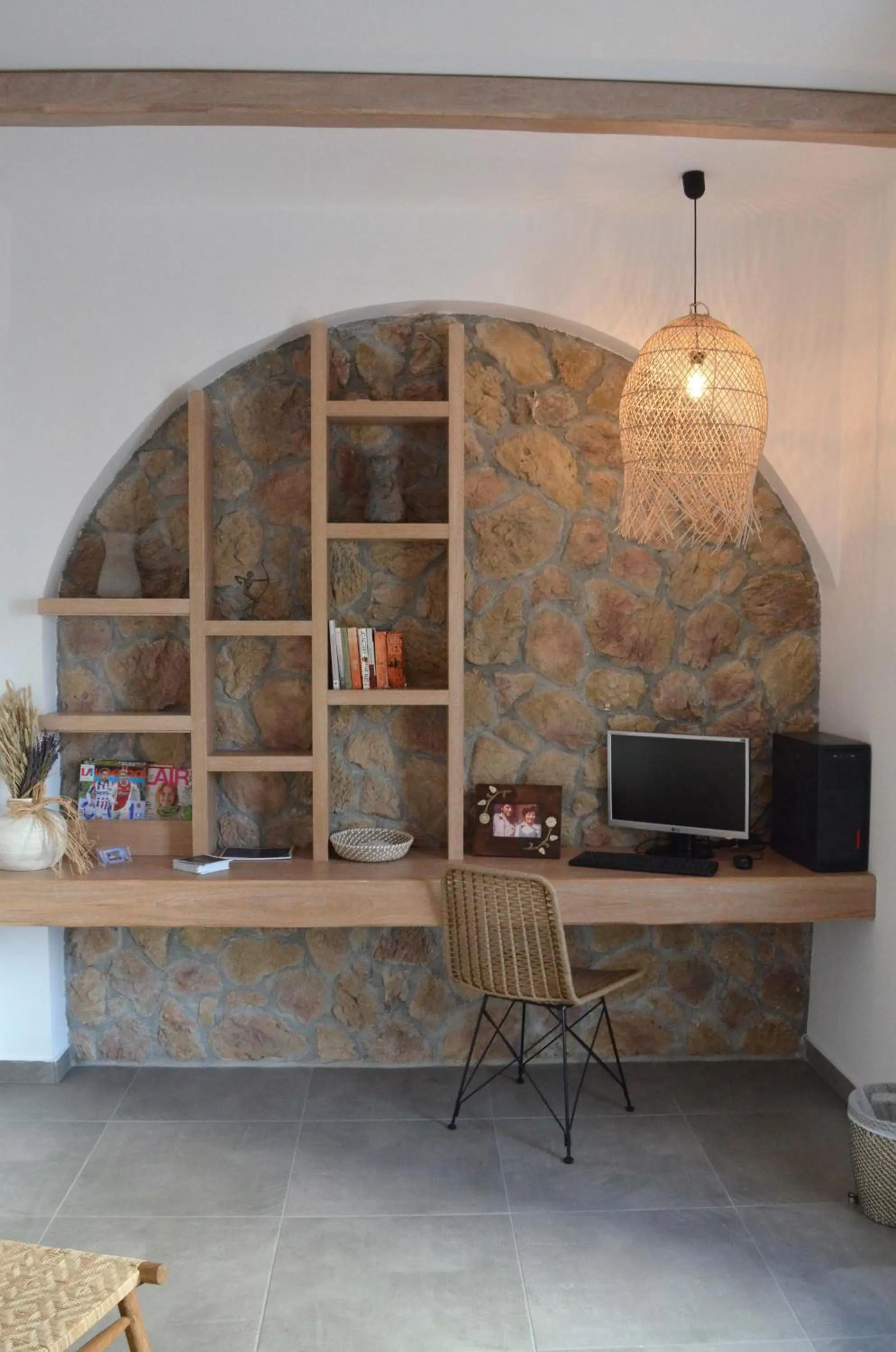 Lobby or reception in Makris Beach Hotel