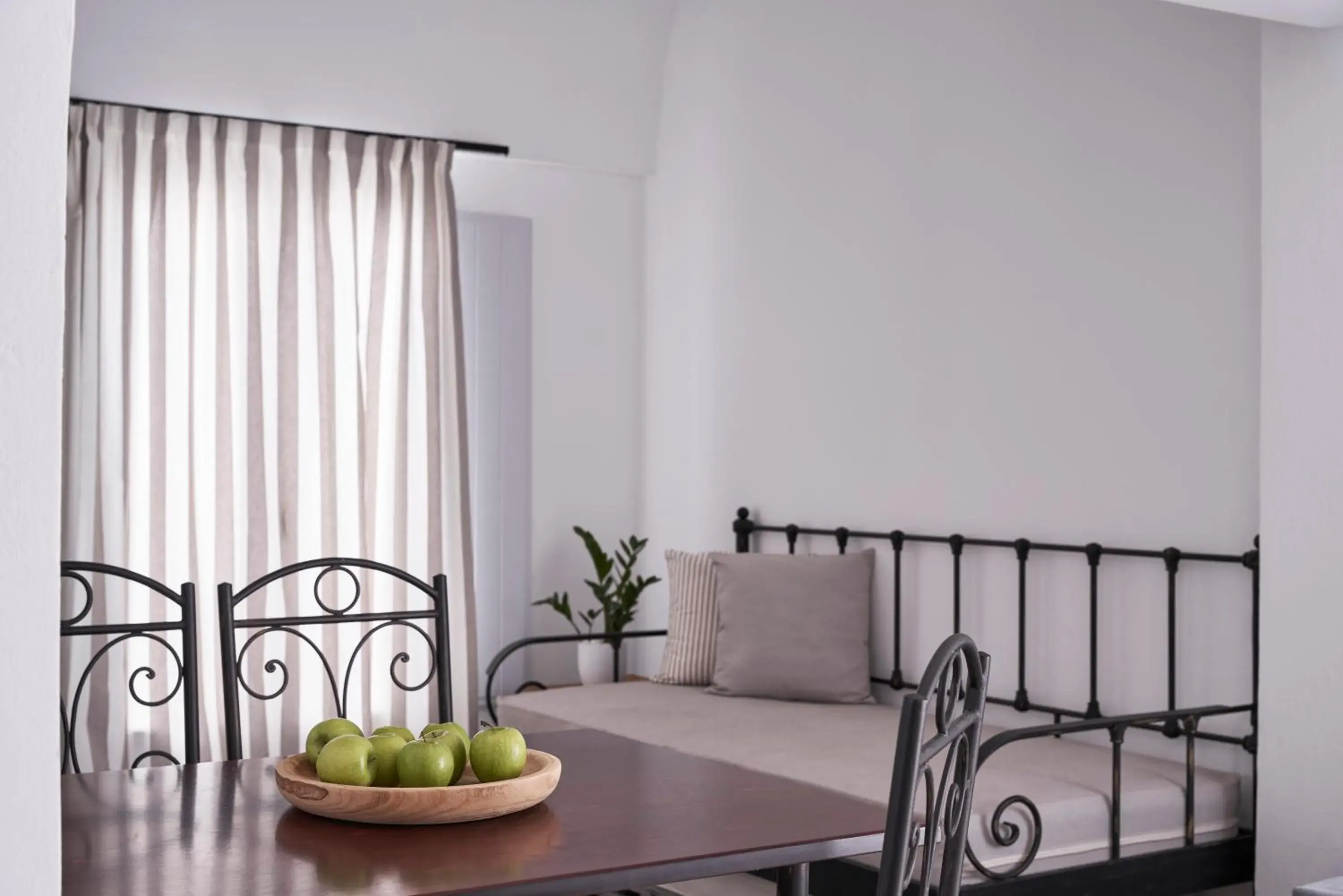 Living room, Bed in Makris Beach Hotel Living room, Bed in Makris Beach Hotel