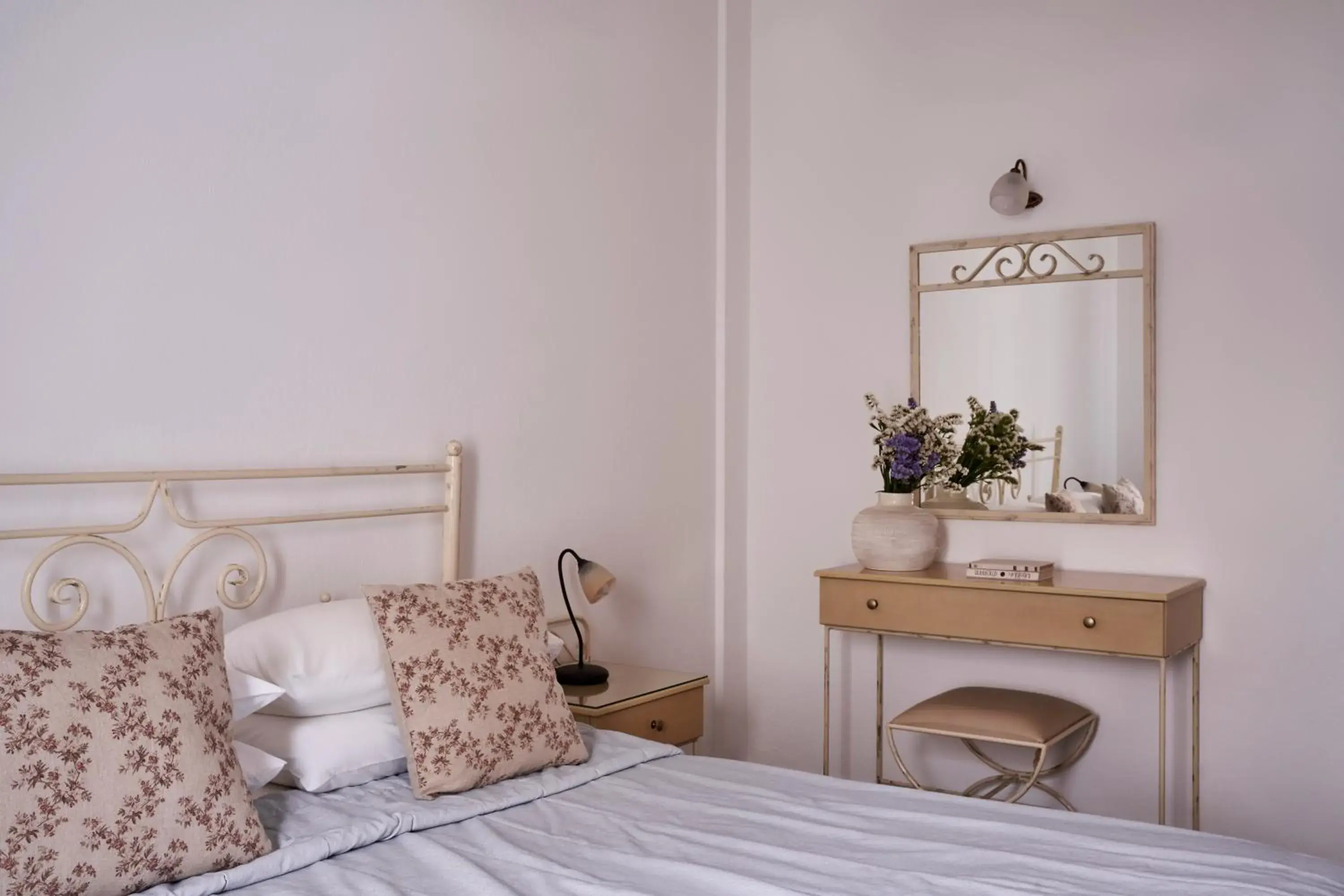 Bed in Makris Beach Hotel Bed in Makris Beach Hotel