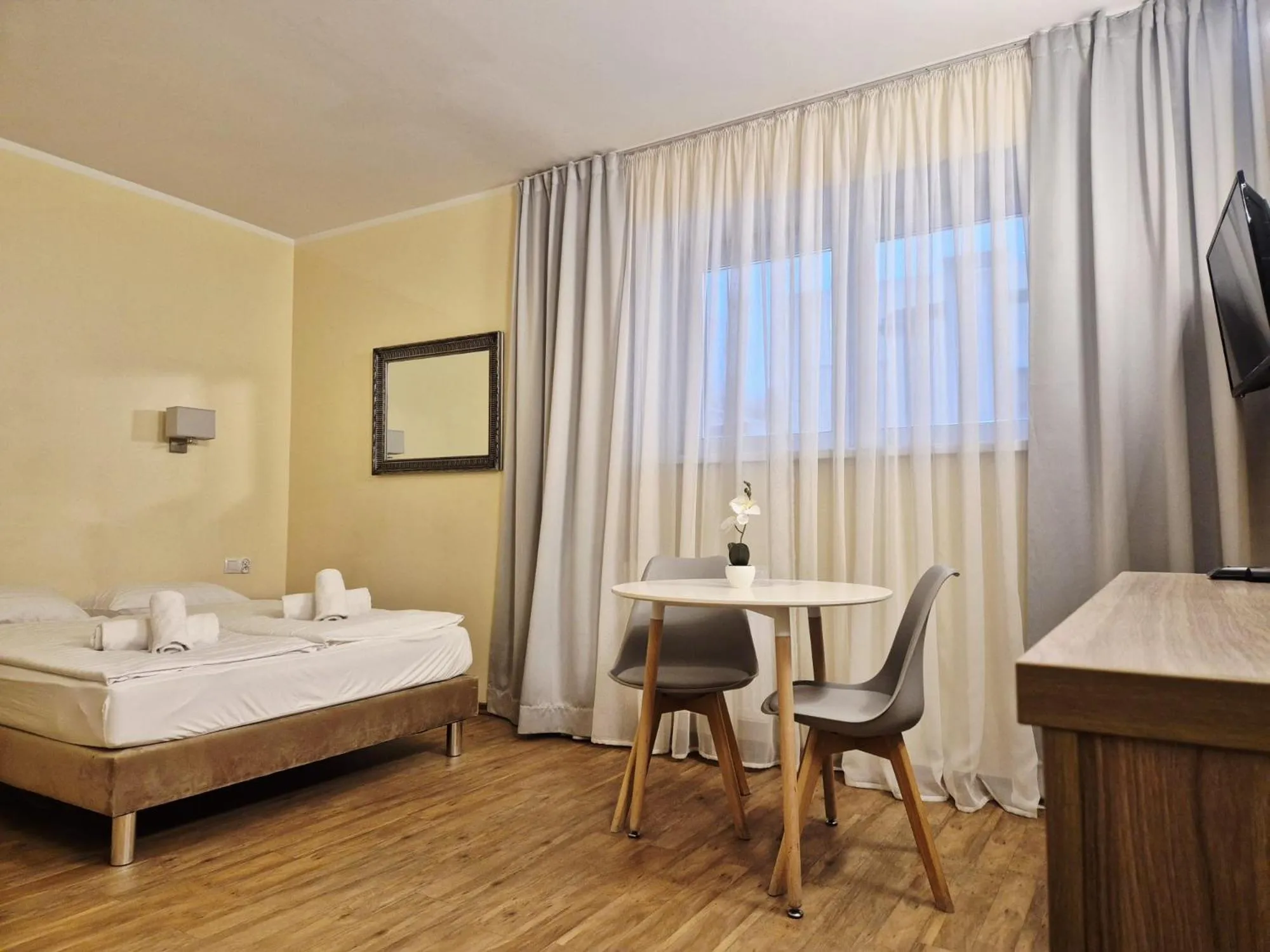 Bed in Lazur Apartamenty