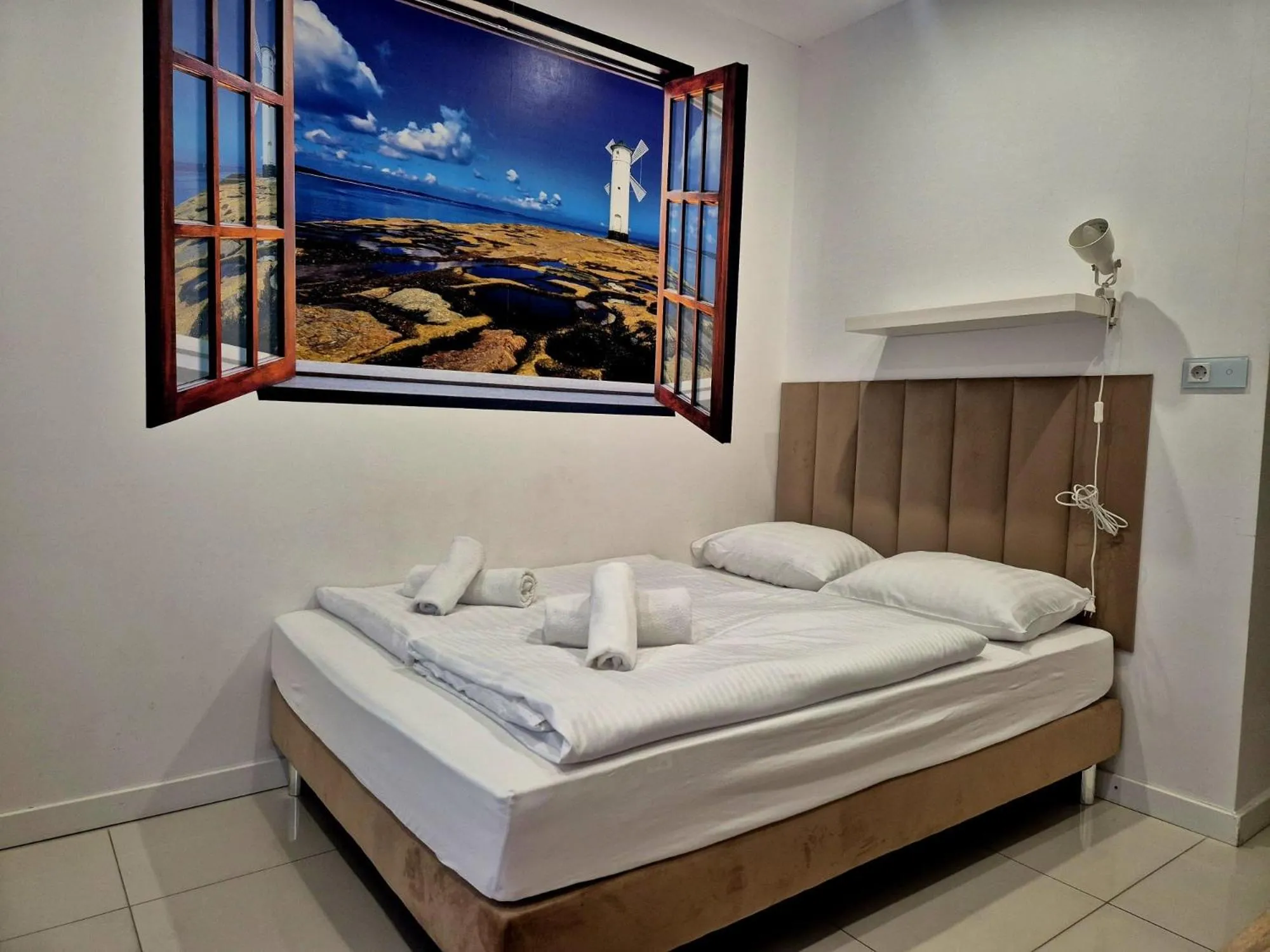 Bed in Lazur Apartamenty