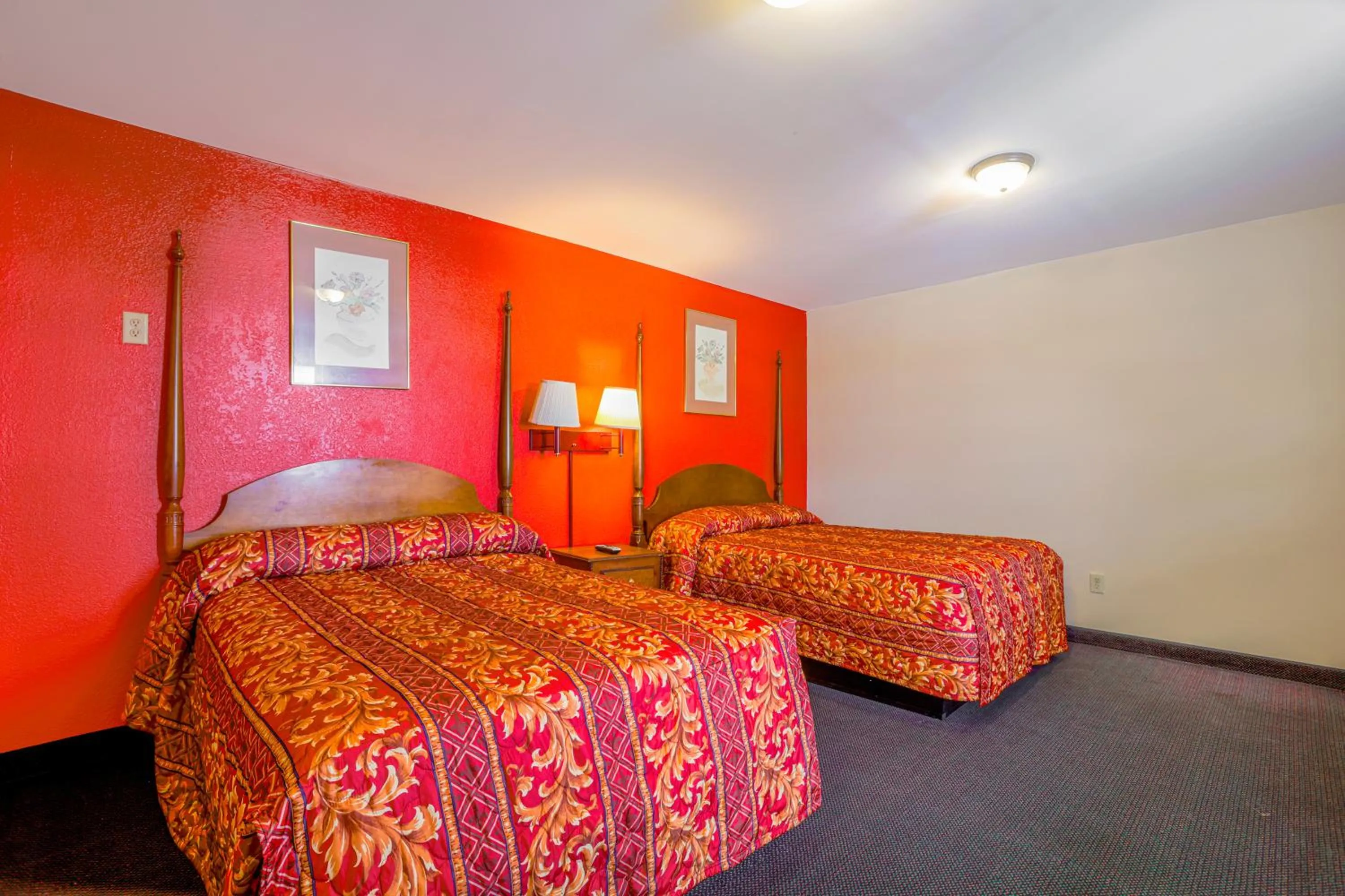 Bedroom in Dutch Motel Palmyra