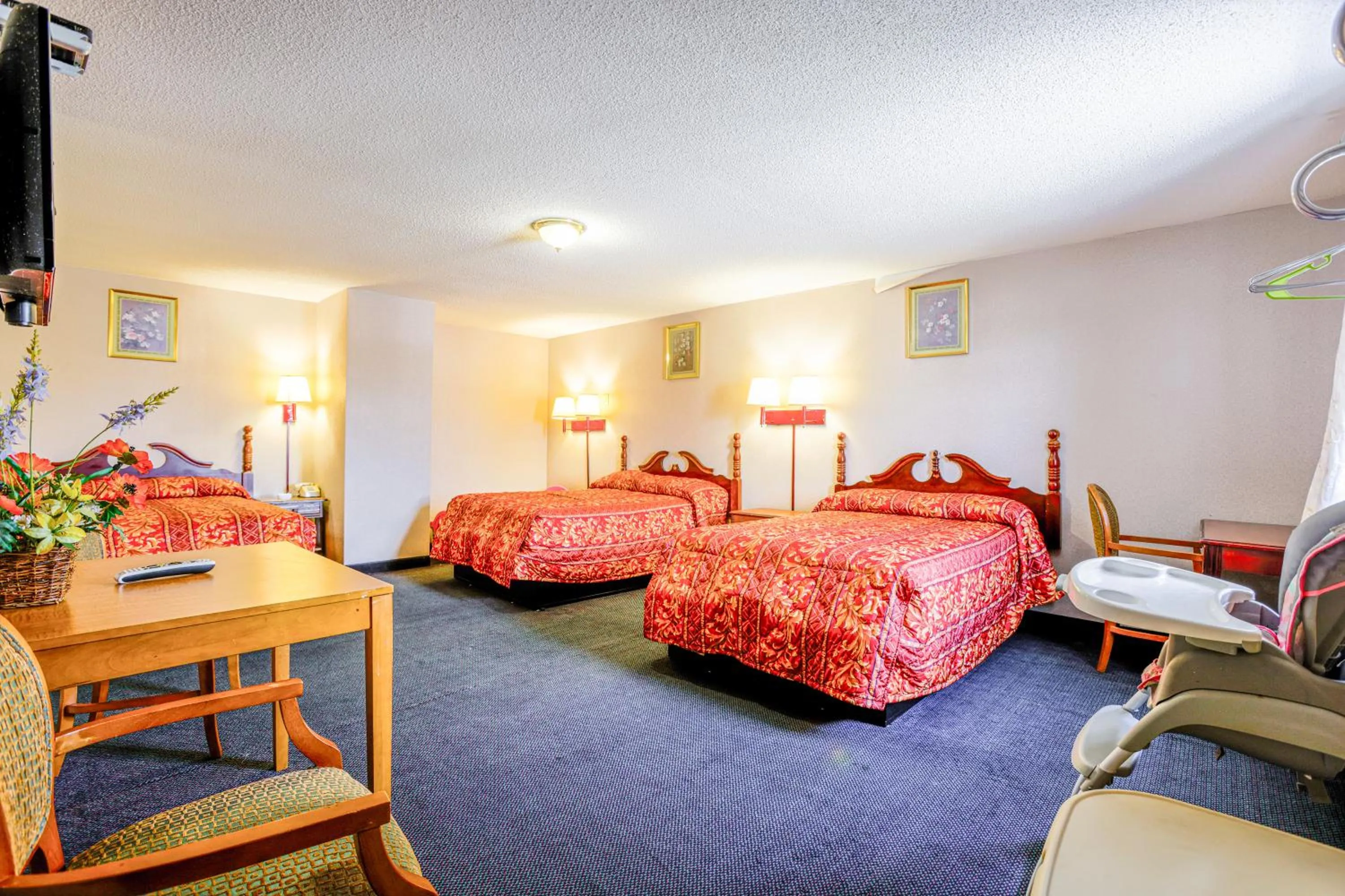 Bedroom in Dutch Motel Palmyra