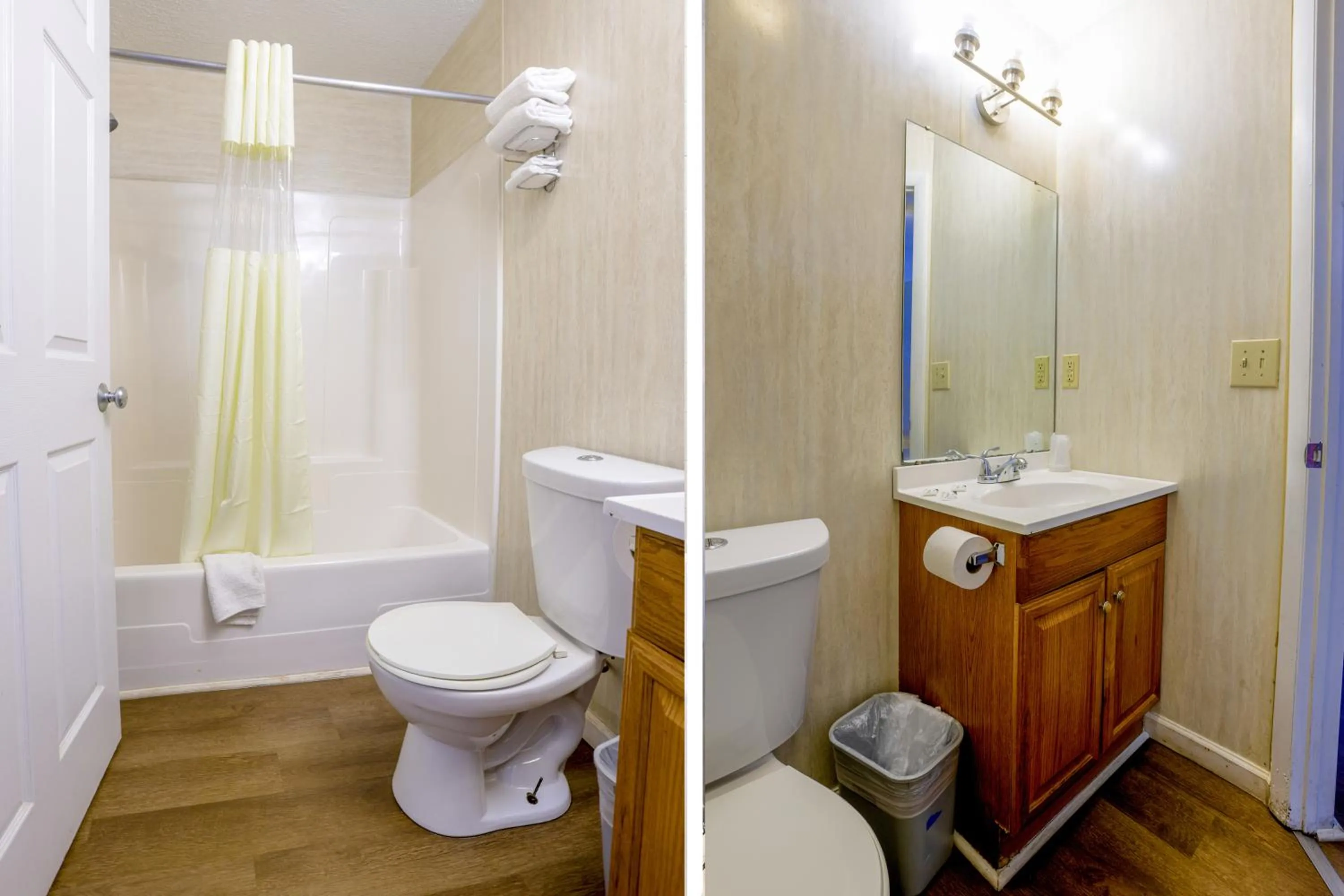 Bathroom in Dutch Motel Palmyra