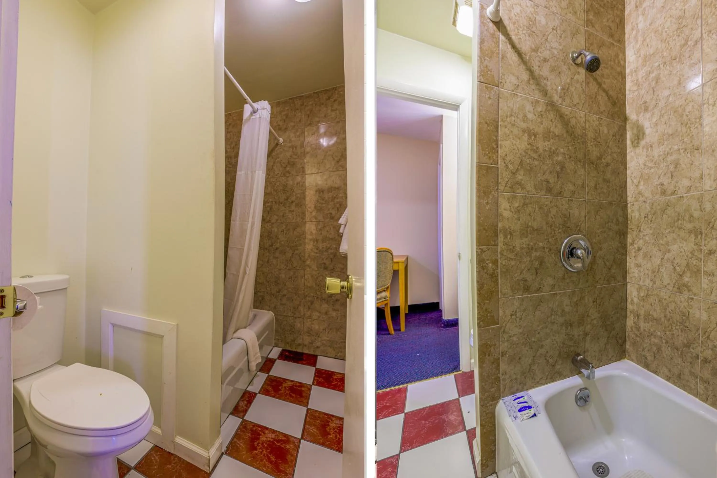 Bathroom in Dutch Motel Palmyra