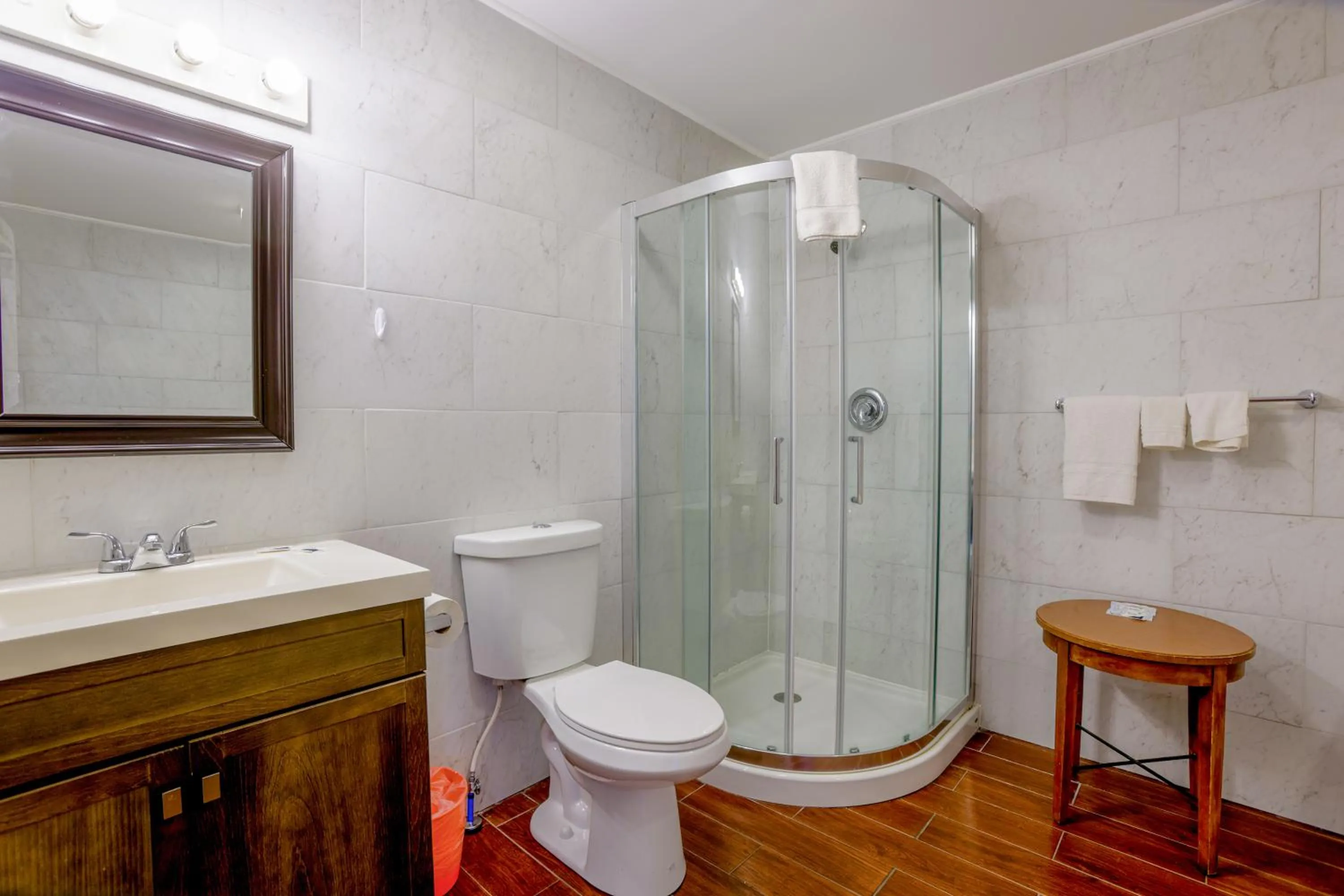 Bathroom in Dutch Motel Palmyra