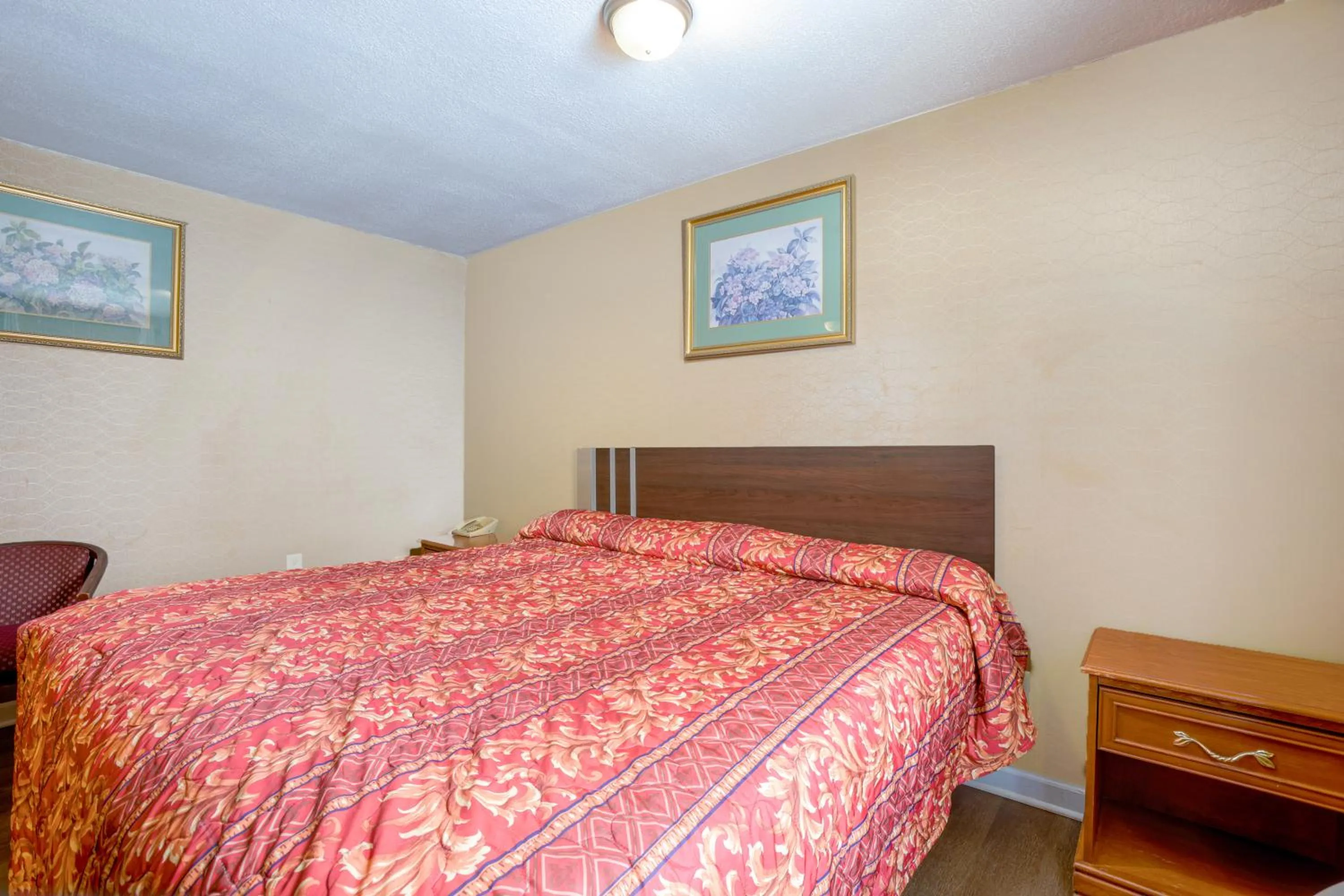 Bedroom in Dutch Motel Palmyra