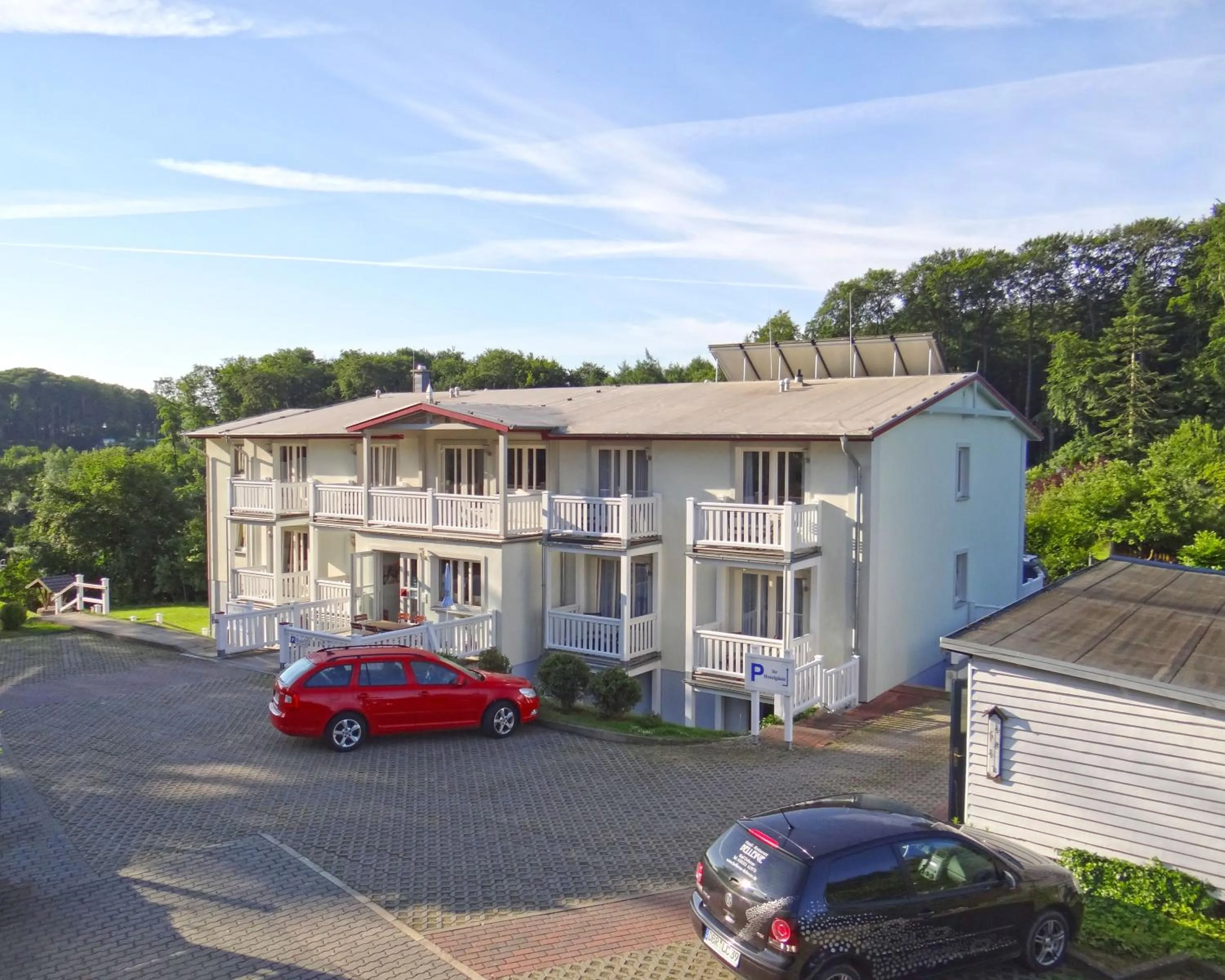 Bird's eye view in Hotel Pension Bellevue