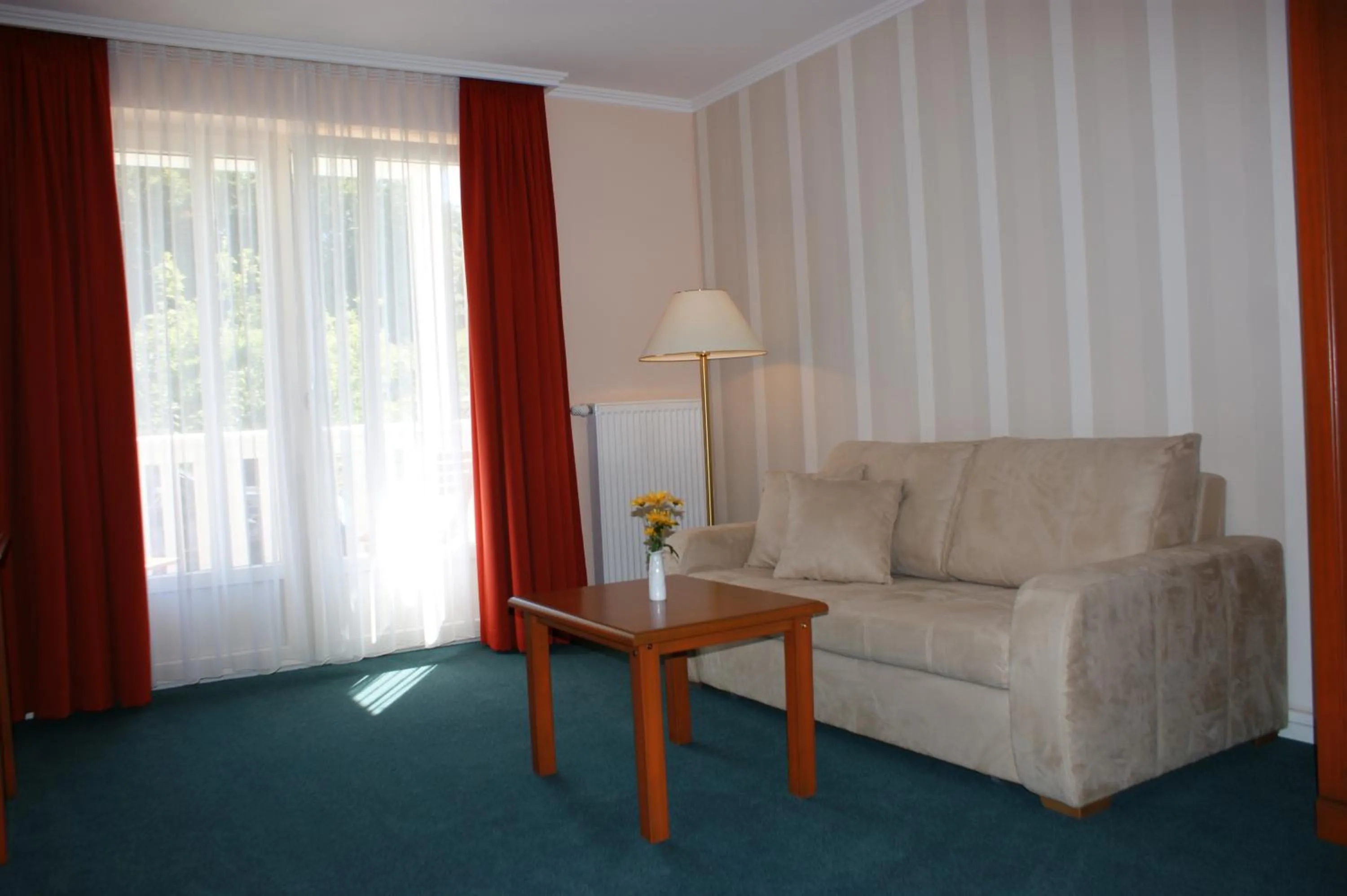 Seating area in Hotel Pension Bellevue