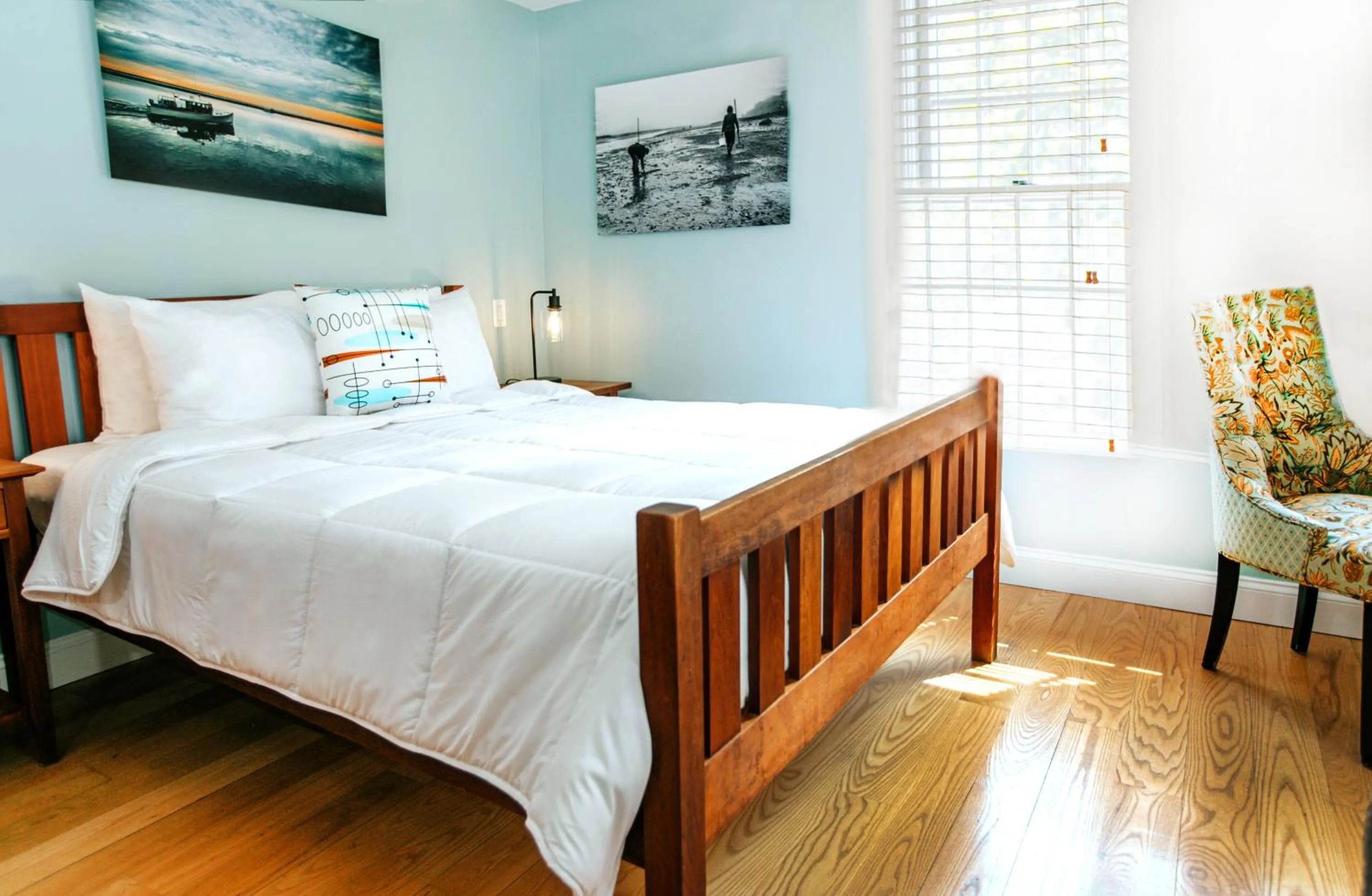 Bed in The Provincetown Hotel at Gabriel's