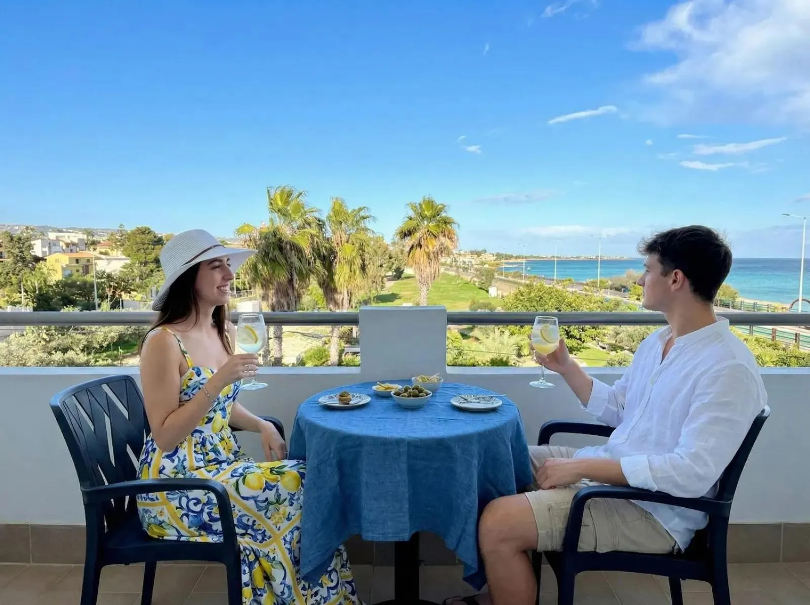 Patio in Hotel Jonio