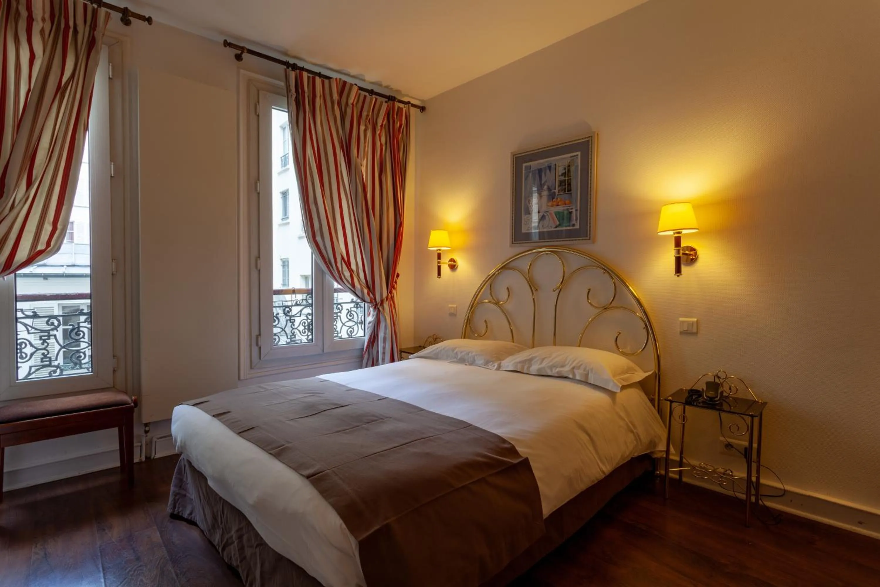 Bedroom, Bed in Hôtel Atlantis