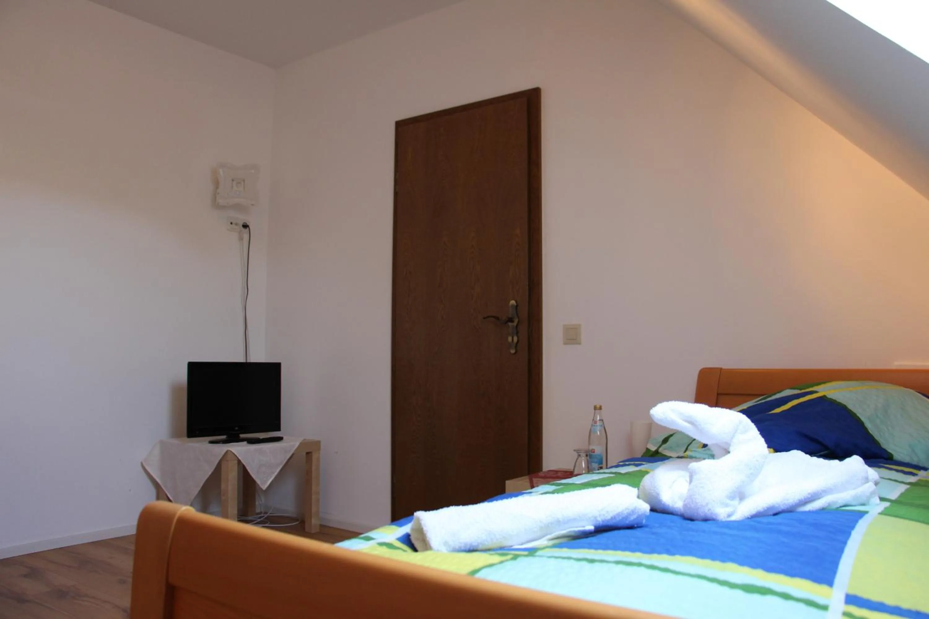 Bed in Gasthof Gruner Baum