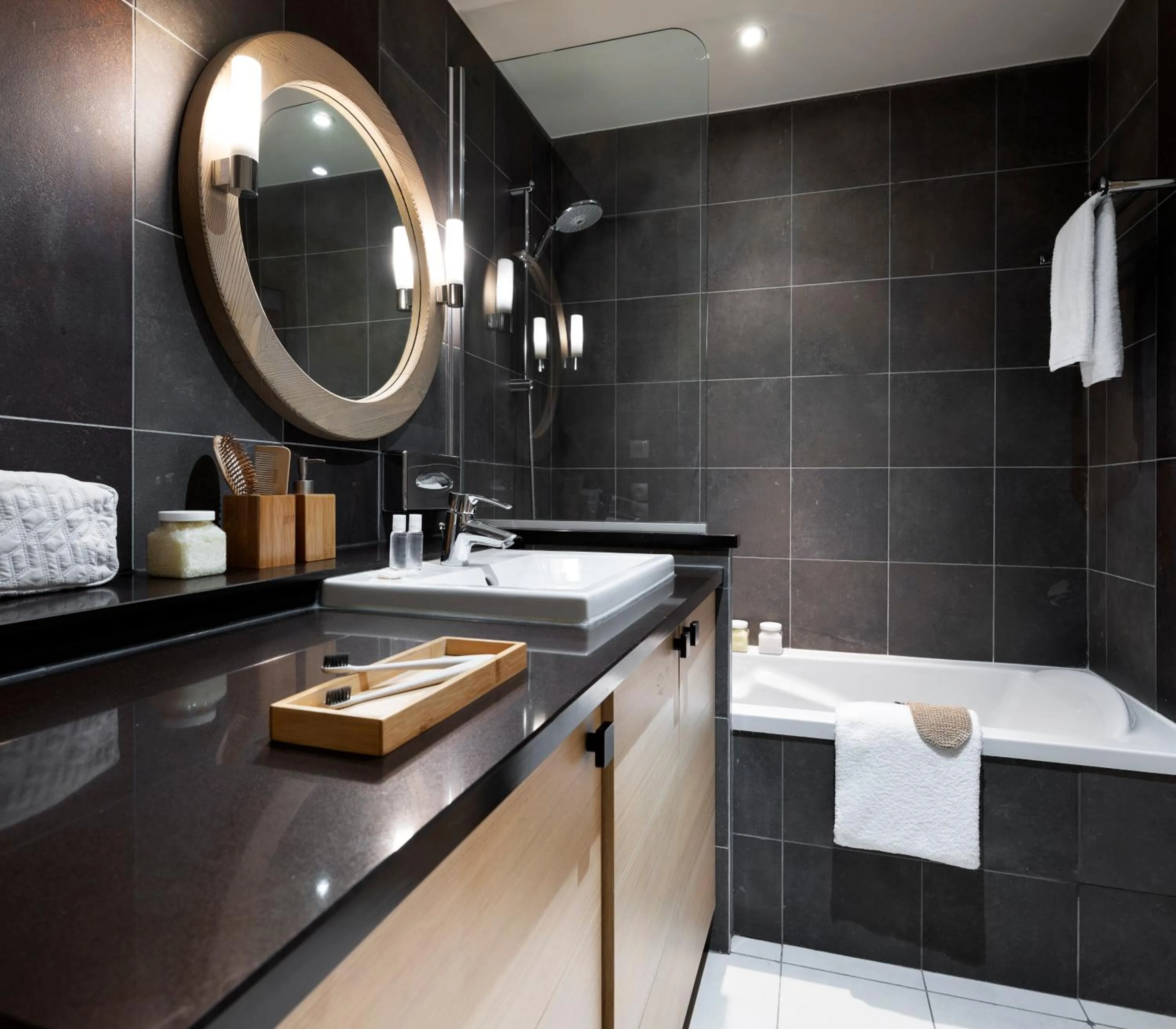 Bathroom in Résidence Pierre & Vacances Premium L'Amara