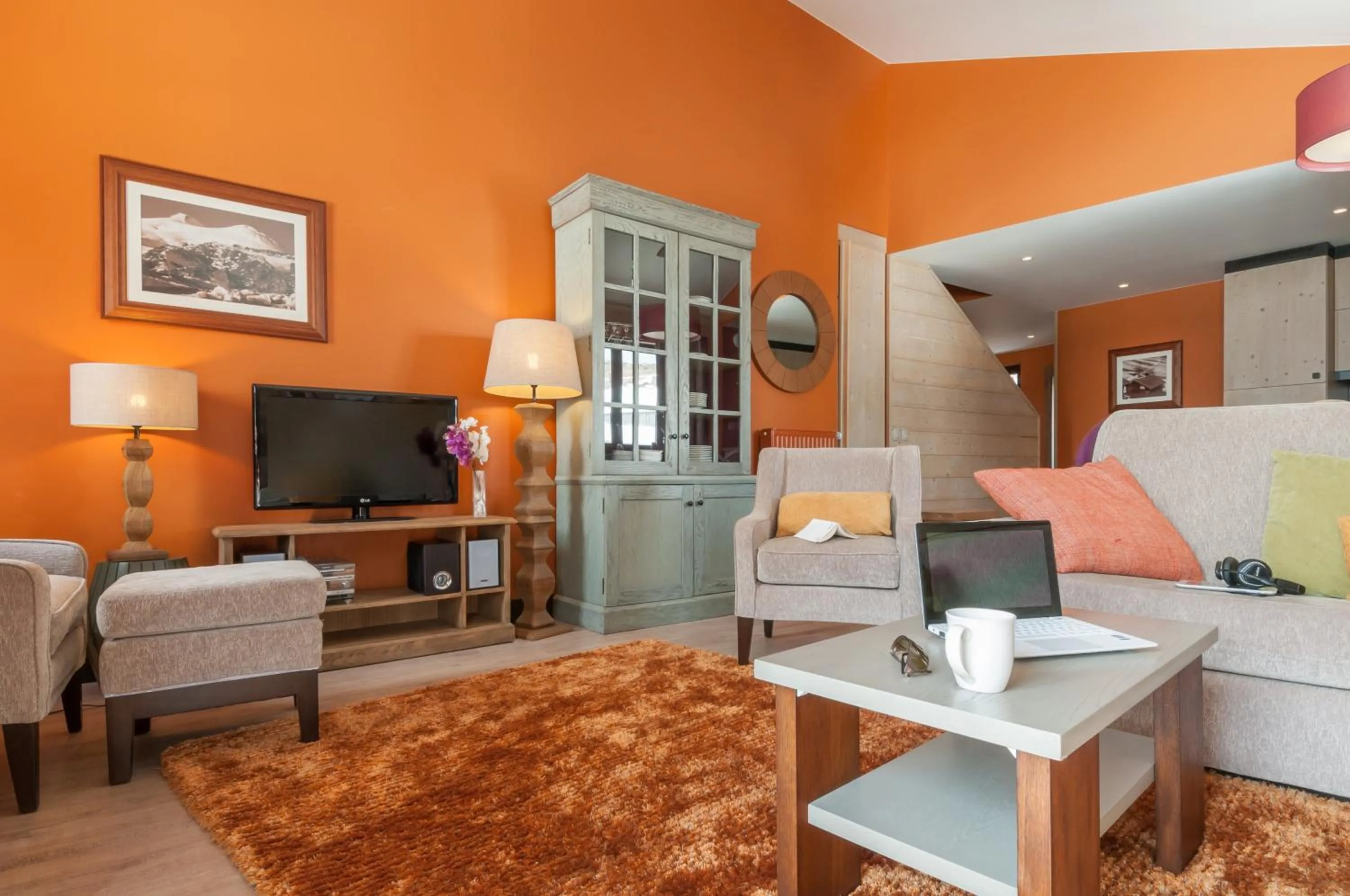 Communal lounge/ TV room in Résidence Pierre & Vacances Premium L'Amara