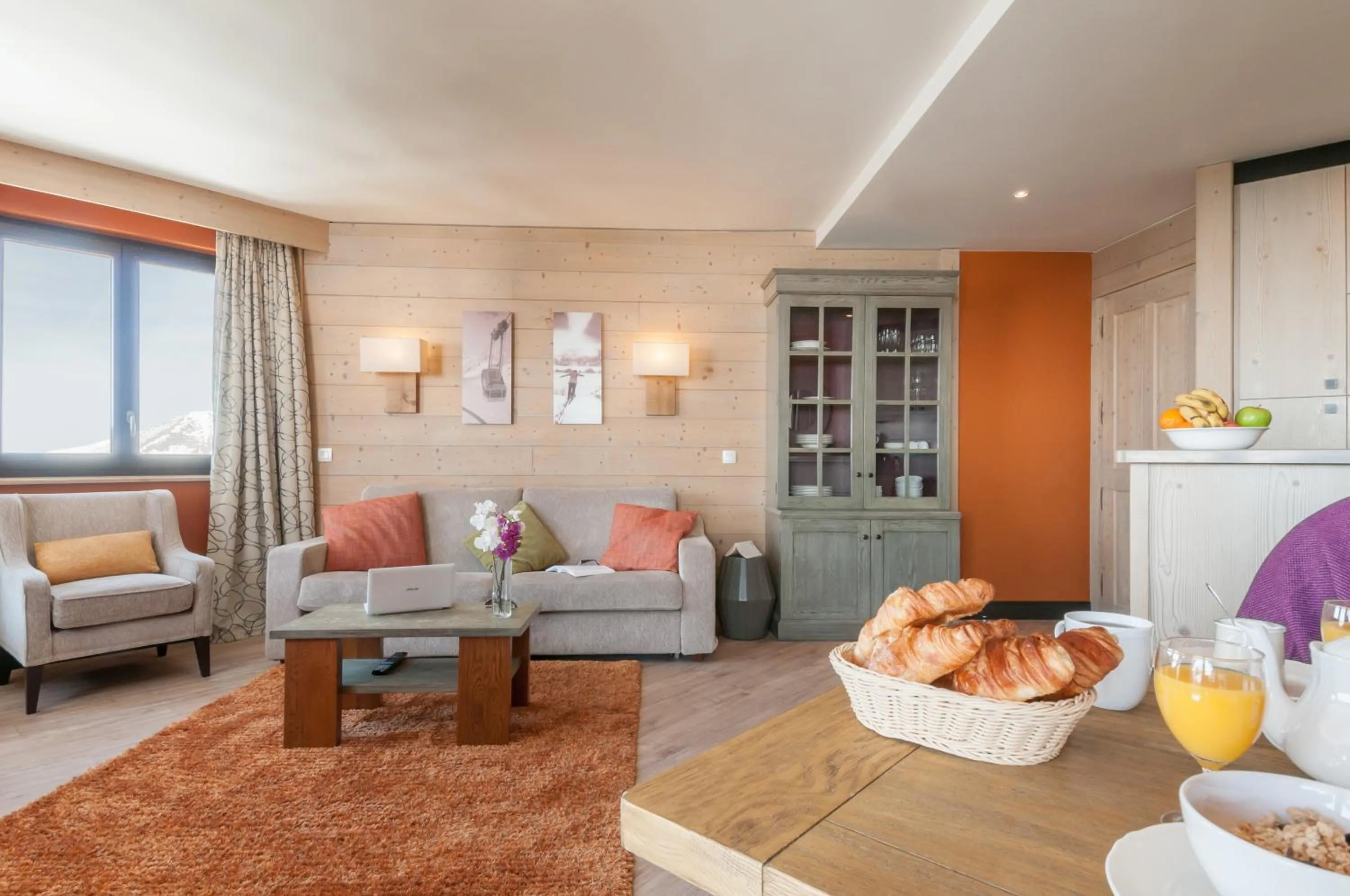 Living room in Résidence Pierre & Vacances Premium L'Amara