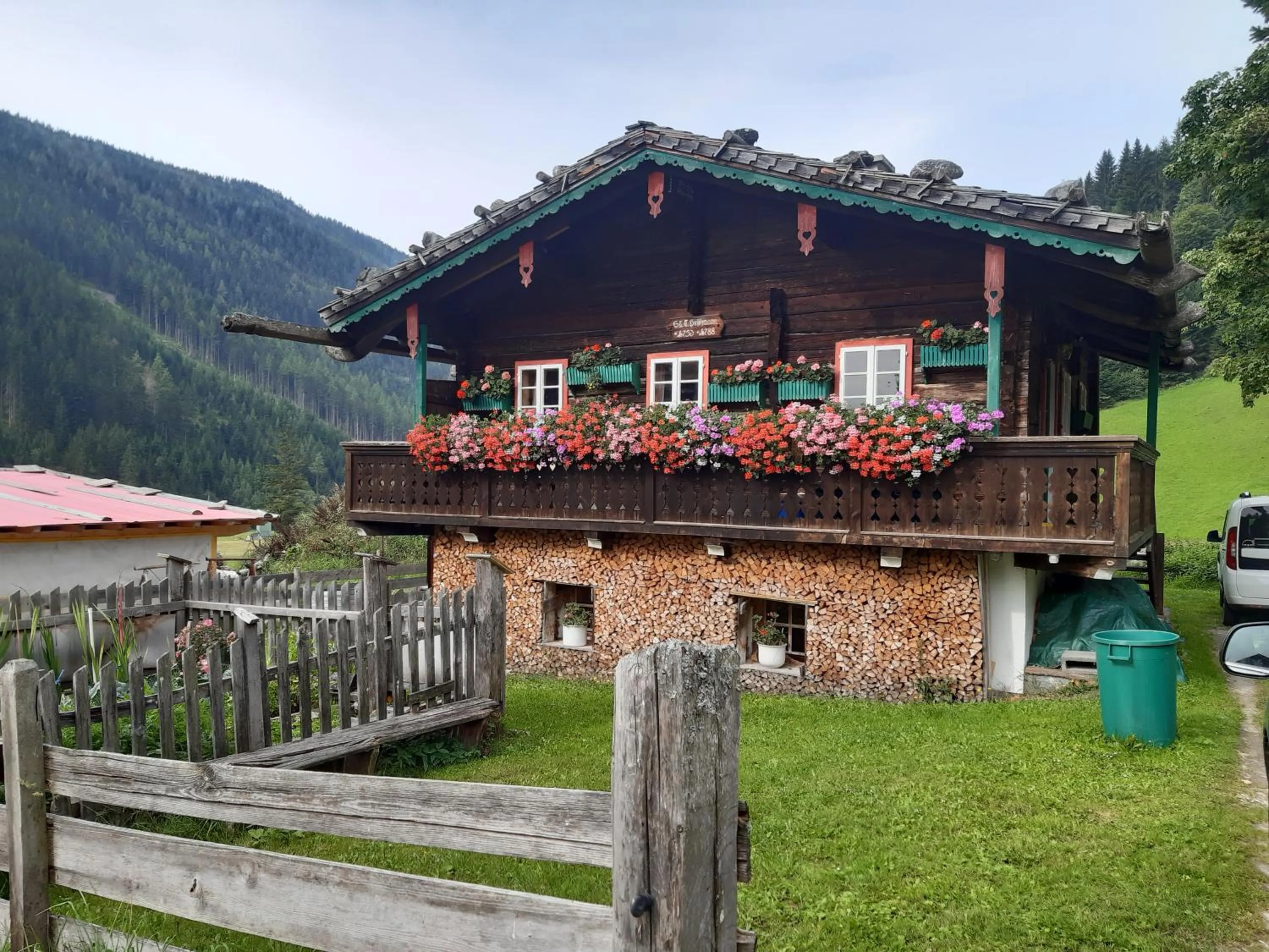 Balcony/Terrace in Ferienhaus Abendstille