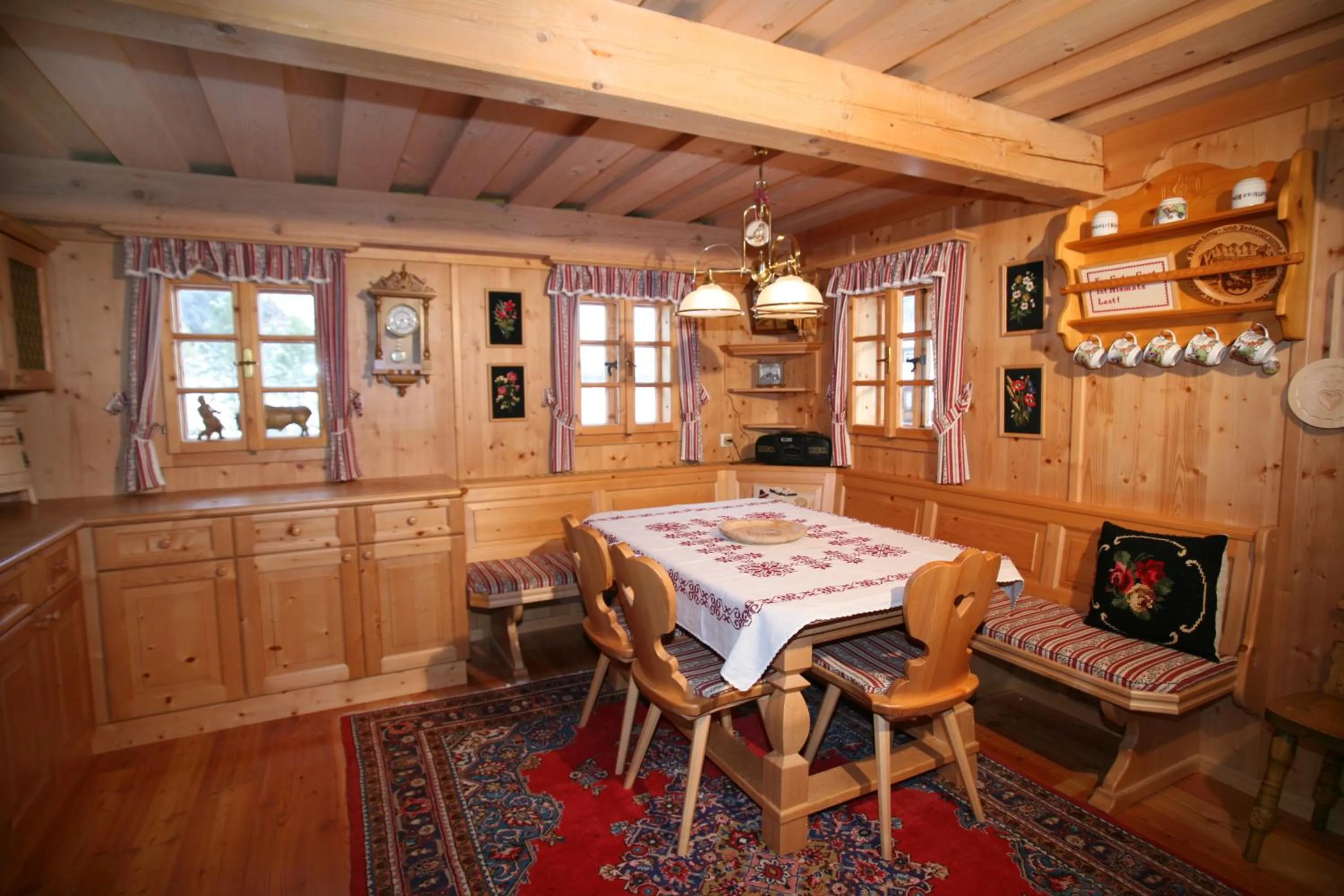 Communal lounge/ TV room in Ferienhaus Abendstille