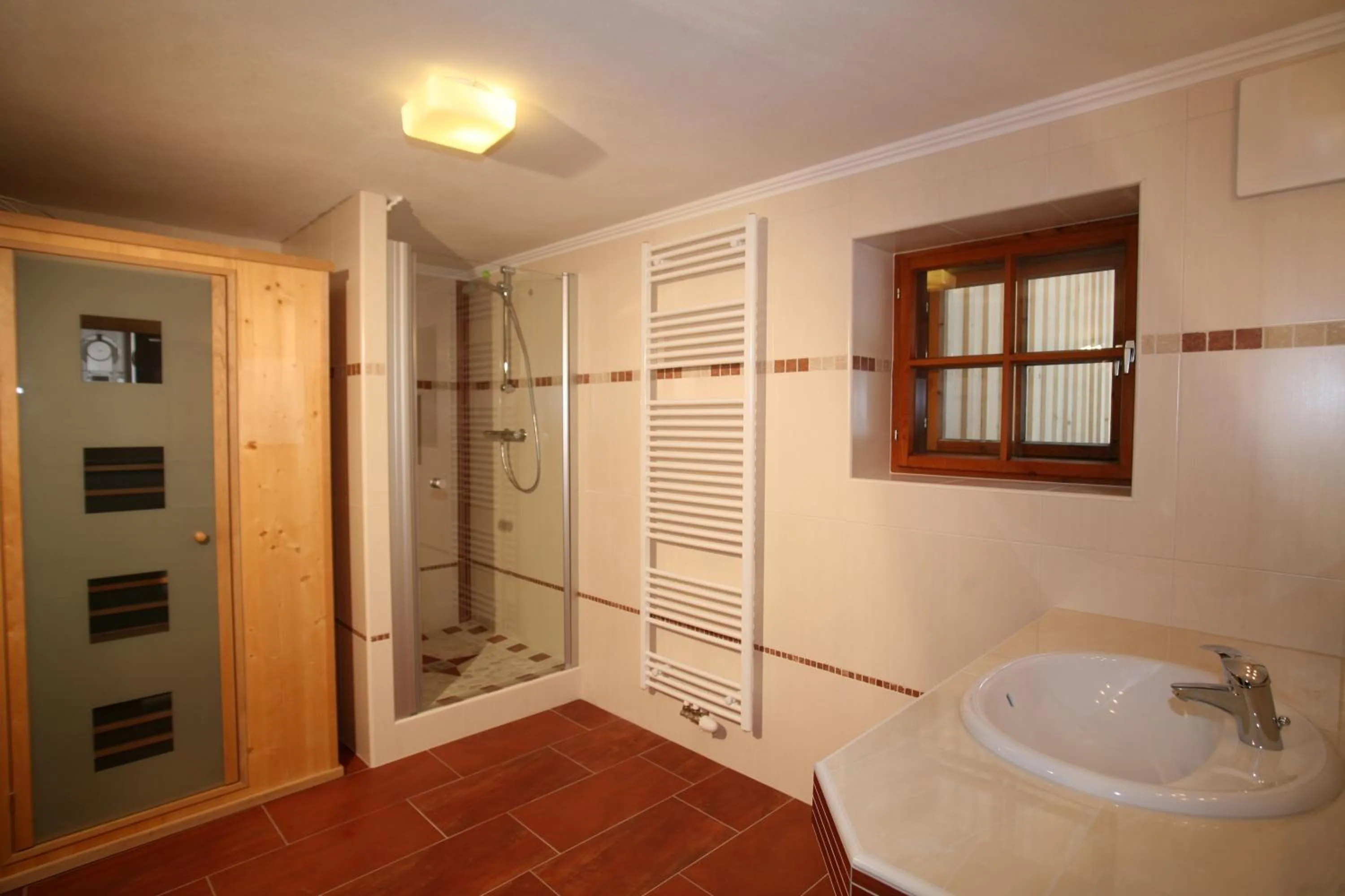 Shower in Ferienhaus Abendstille
