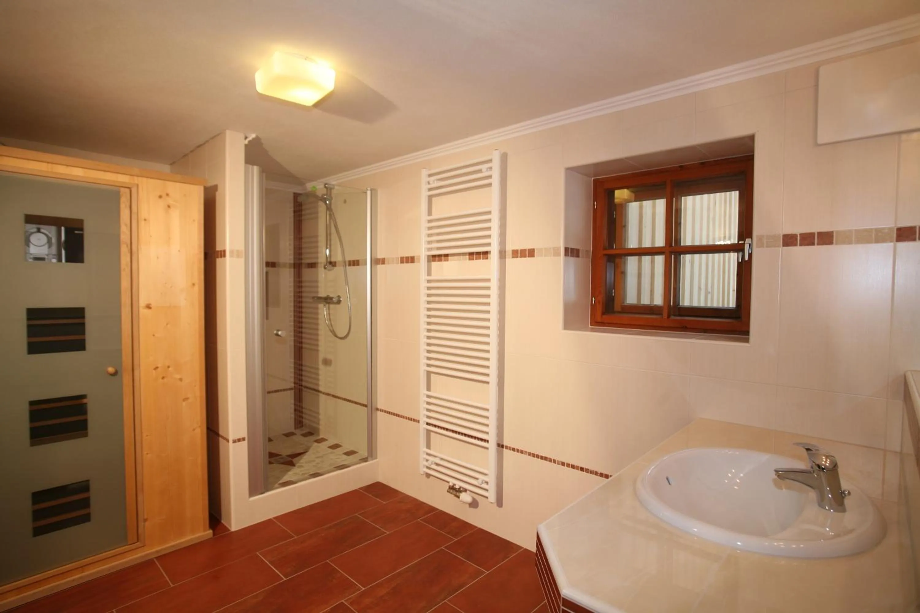 Shower in Ferienhaus Abendstille