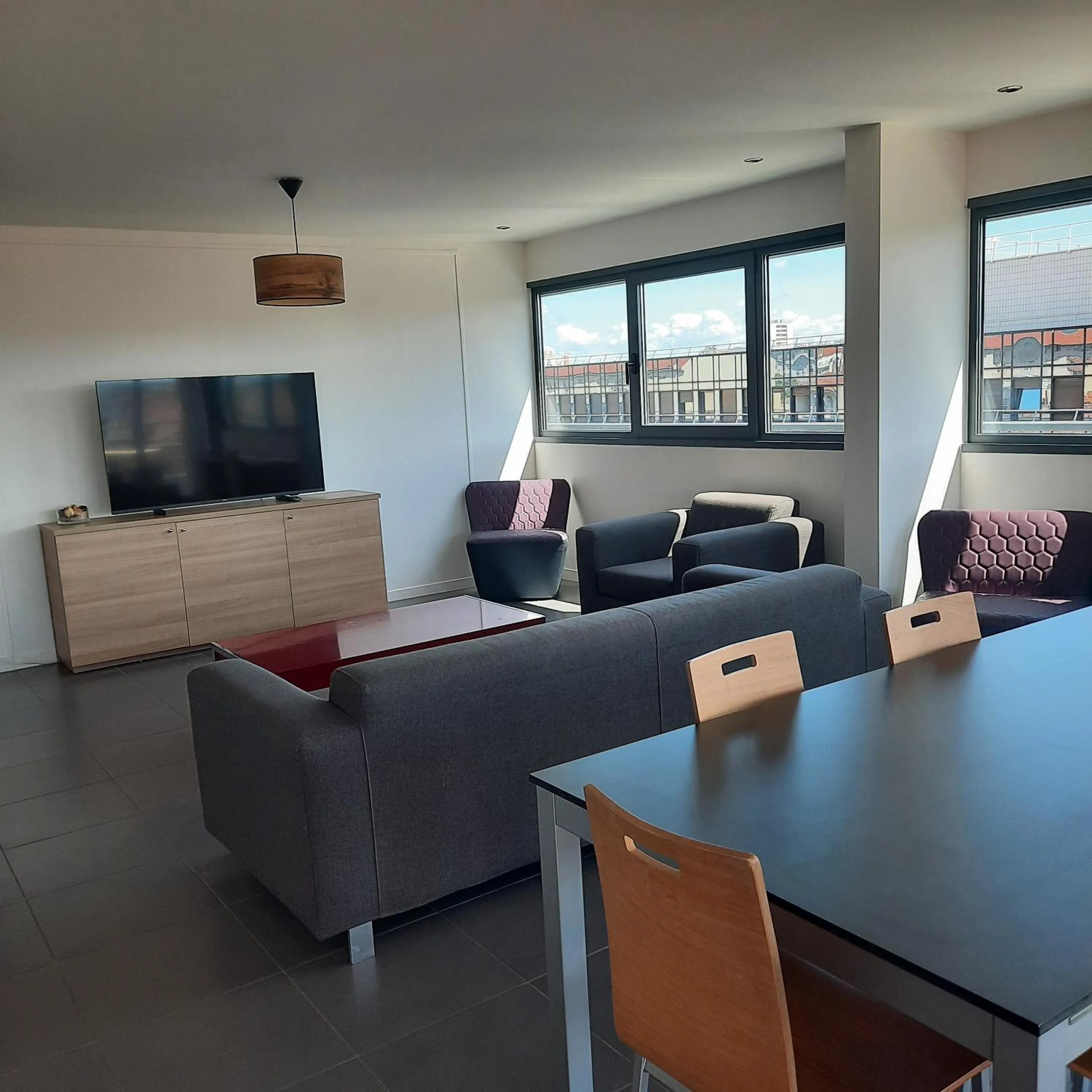 Living room in Appart’hôtel Hevea