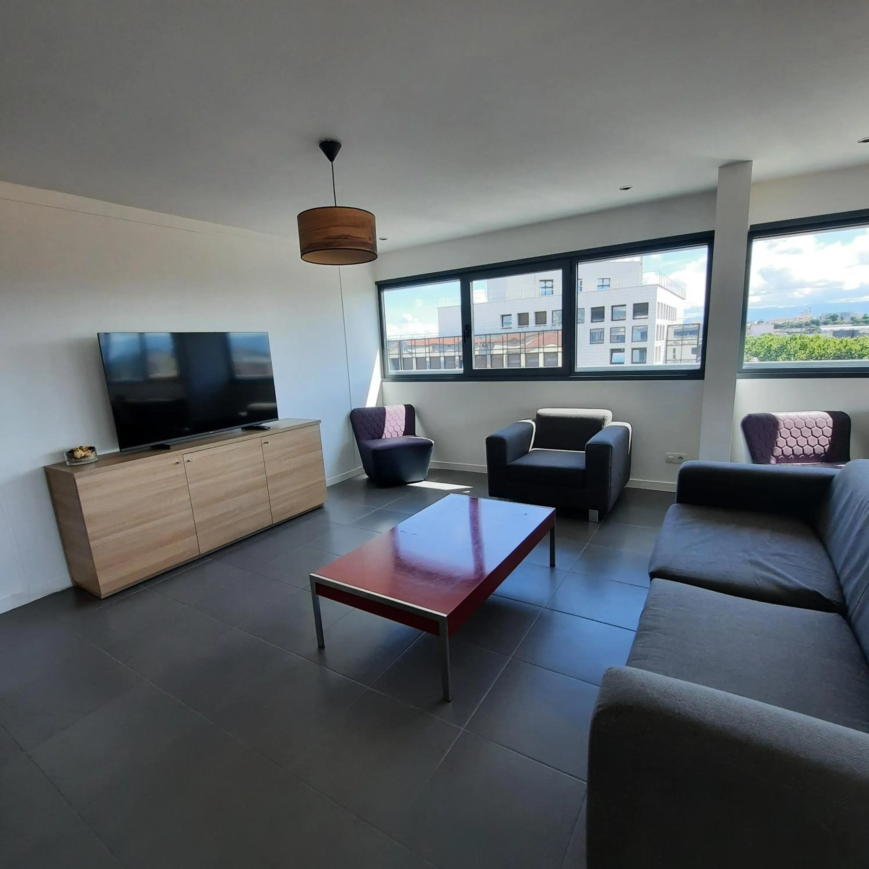 Living room in Appart’hôtel Hevea