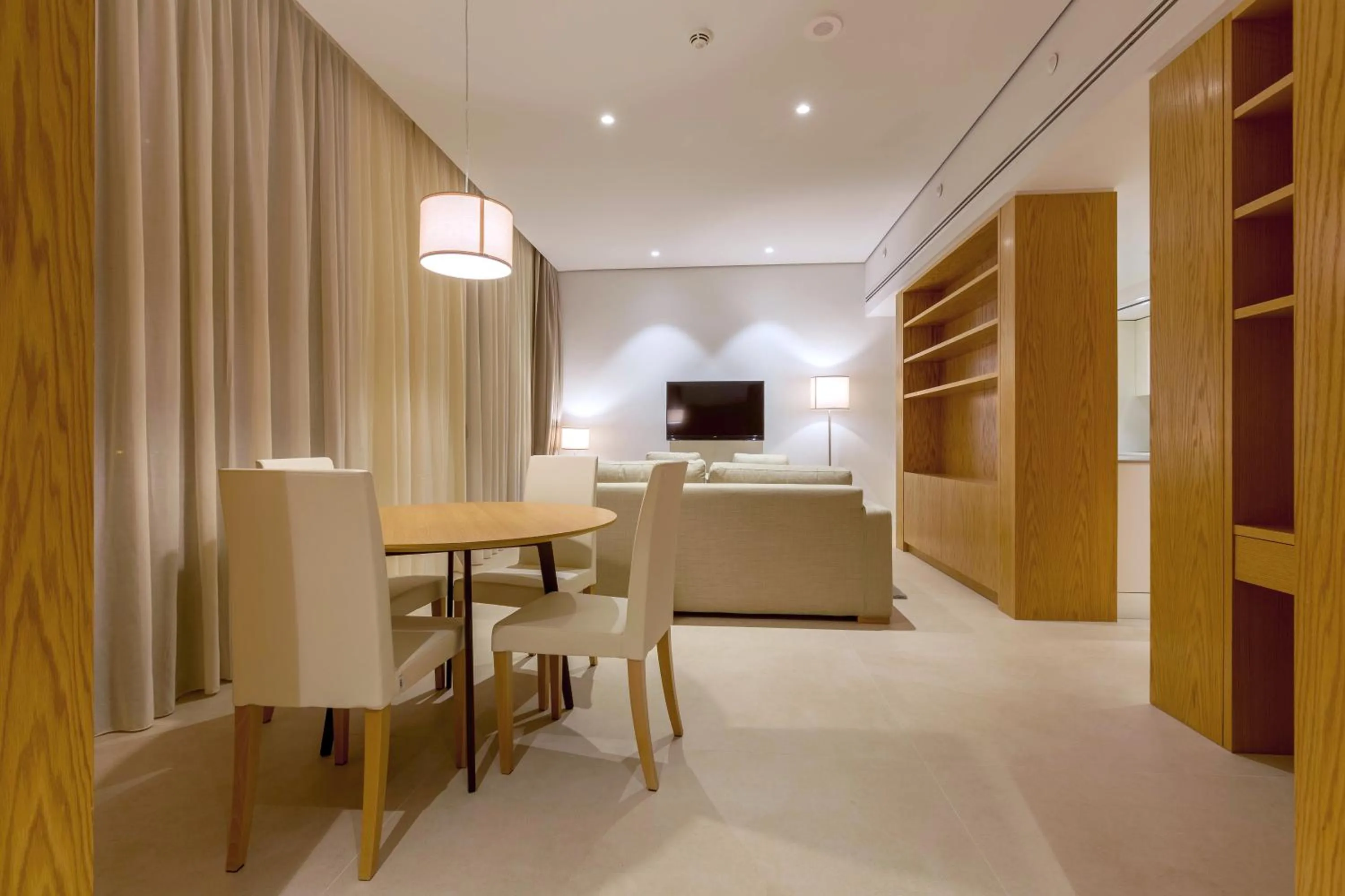 Dining area in Delta Hotel Apartments