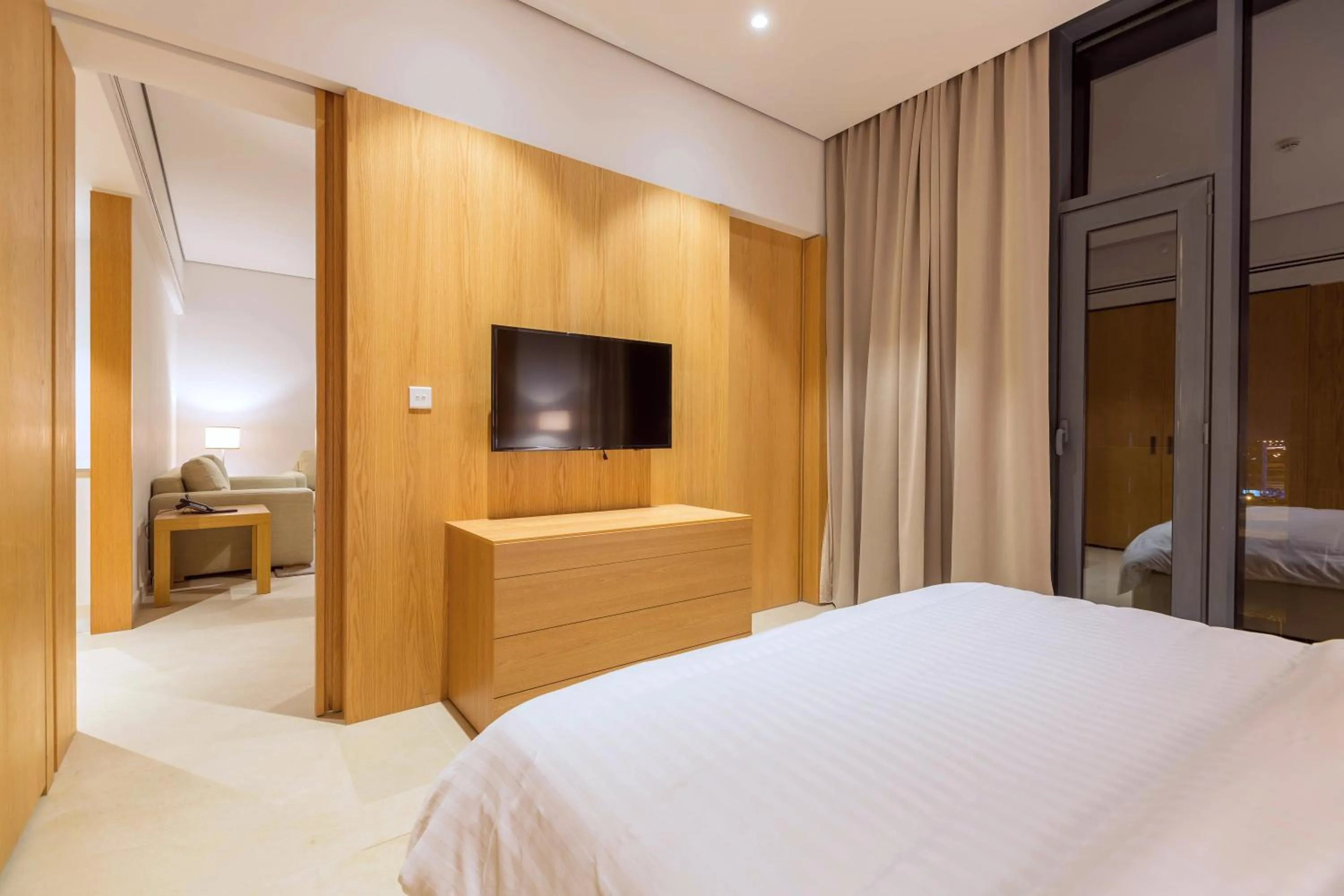 Bedroom, Bed in Delta Hotel Apartments