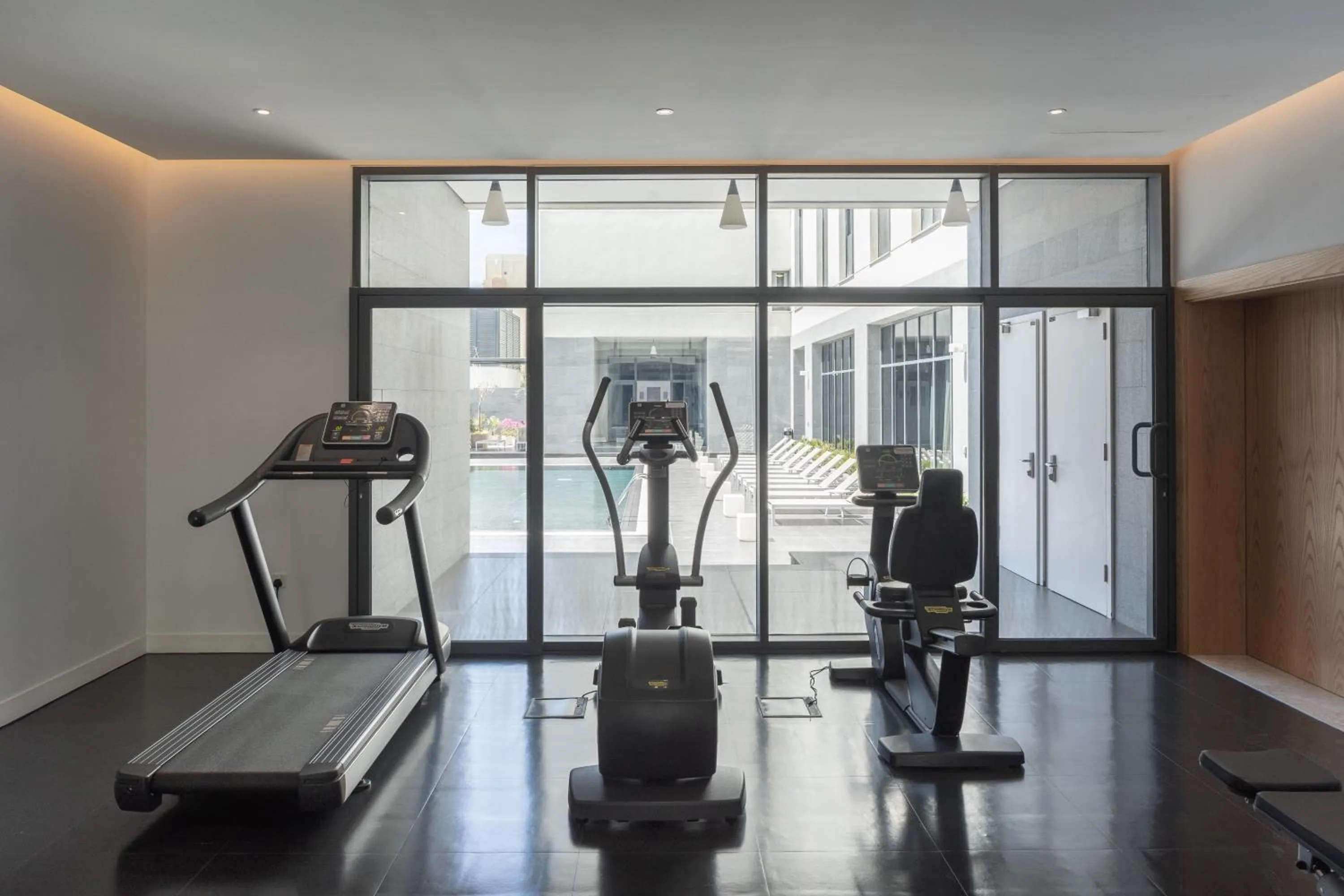 Fitness centre/facilities in Delta Hotel Apartments