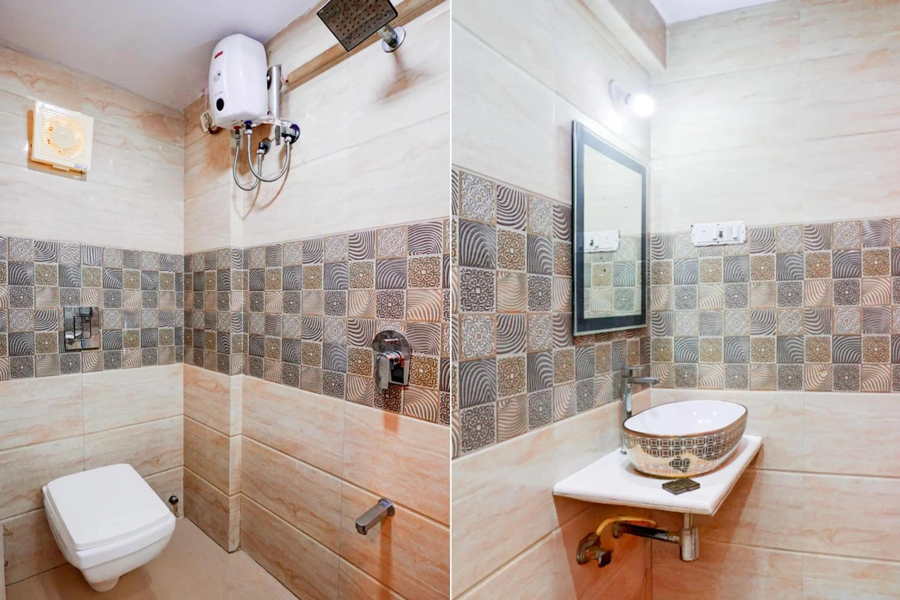 Bathroom in Super Collection O Andheri West Near KokilaBen Hospital