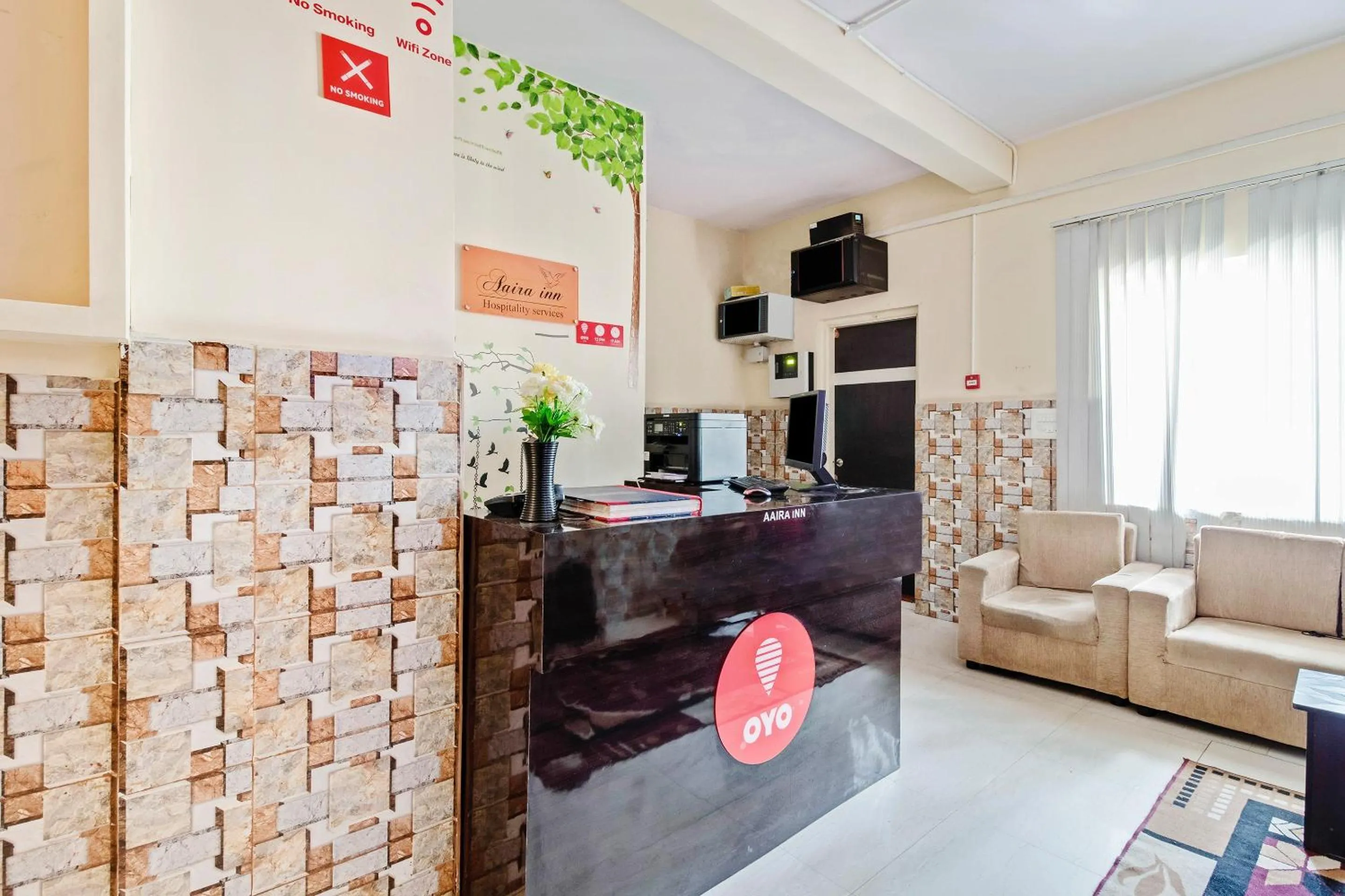 Lobby or reception in Hotel O Aaira Inn