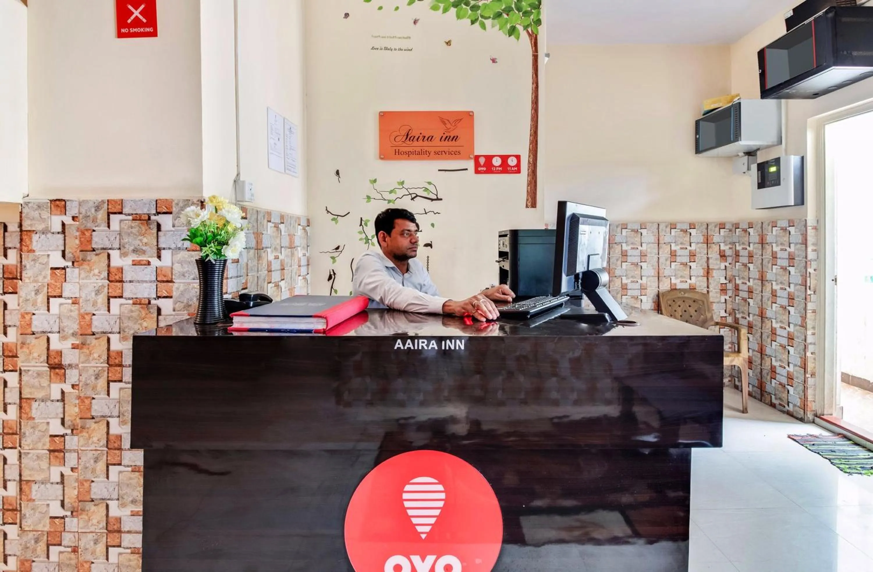 Lobby or reception in Hotel O Aaira Inn