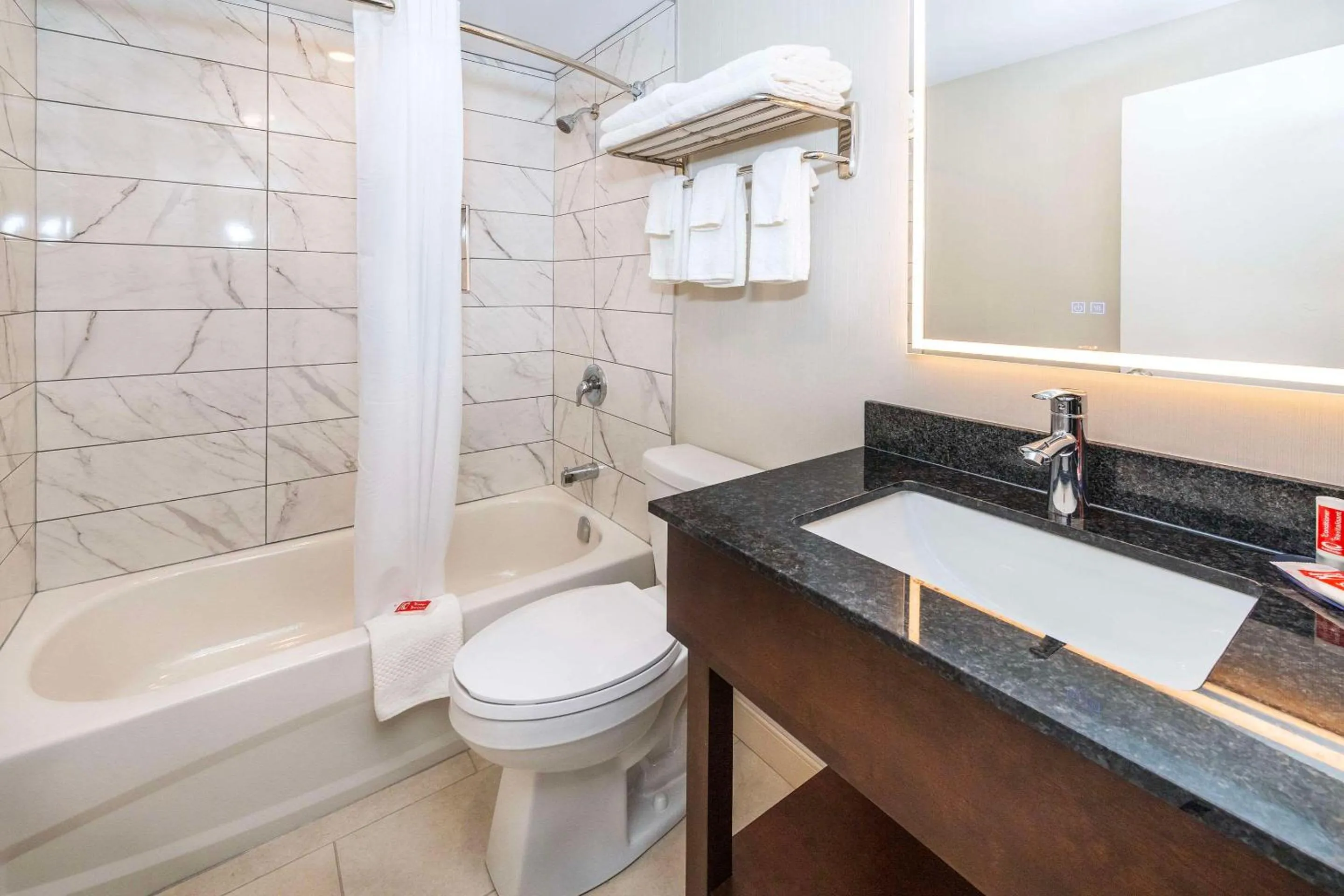 Bedroom in Econo Lodge Inn & Suites