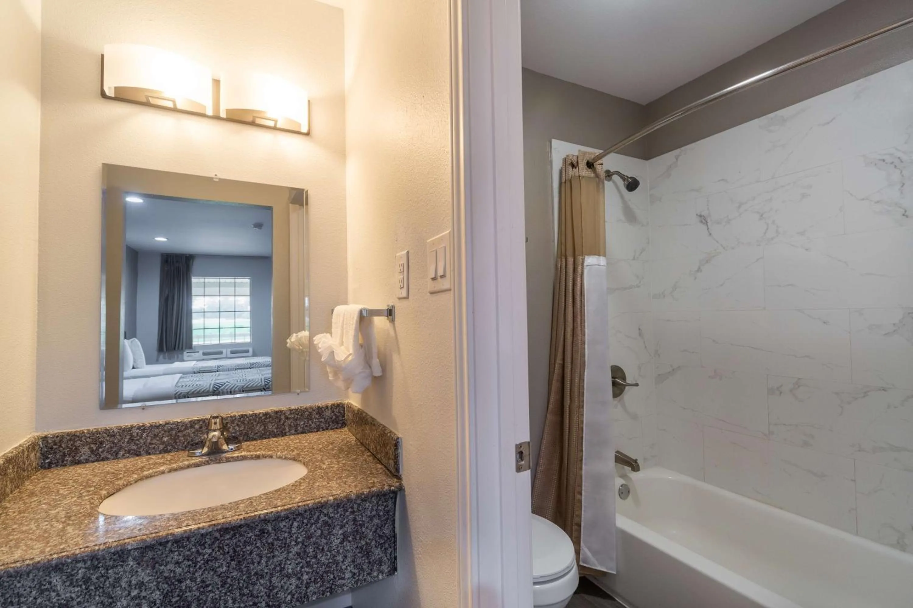 Bathroom in Motel 6-Livingston, TX