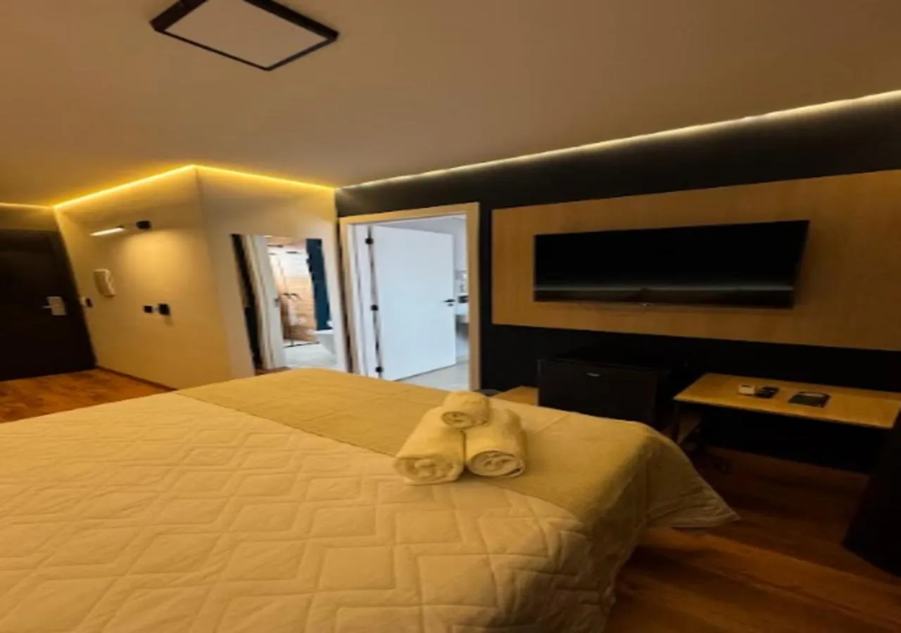 Bed in Minas Garden Hotel