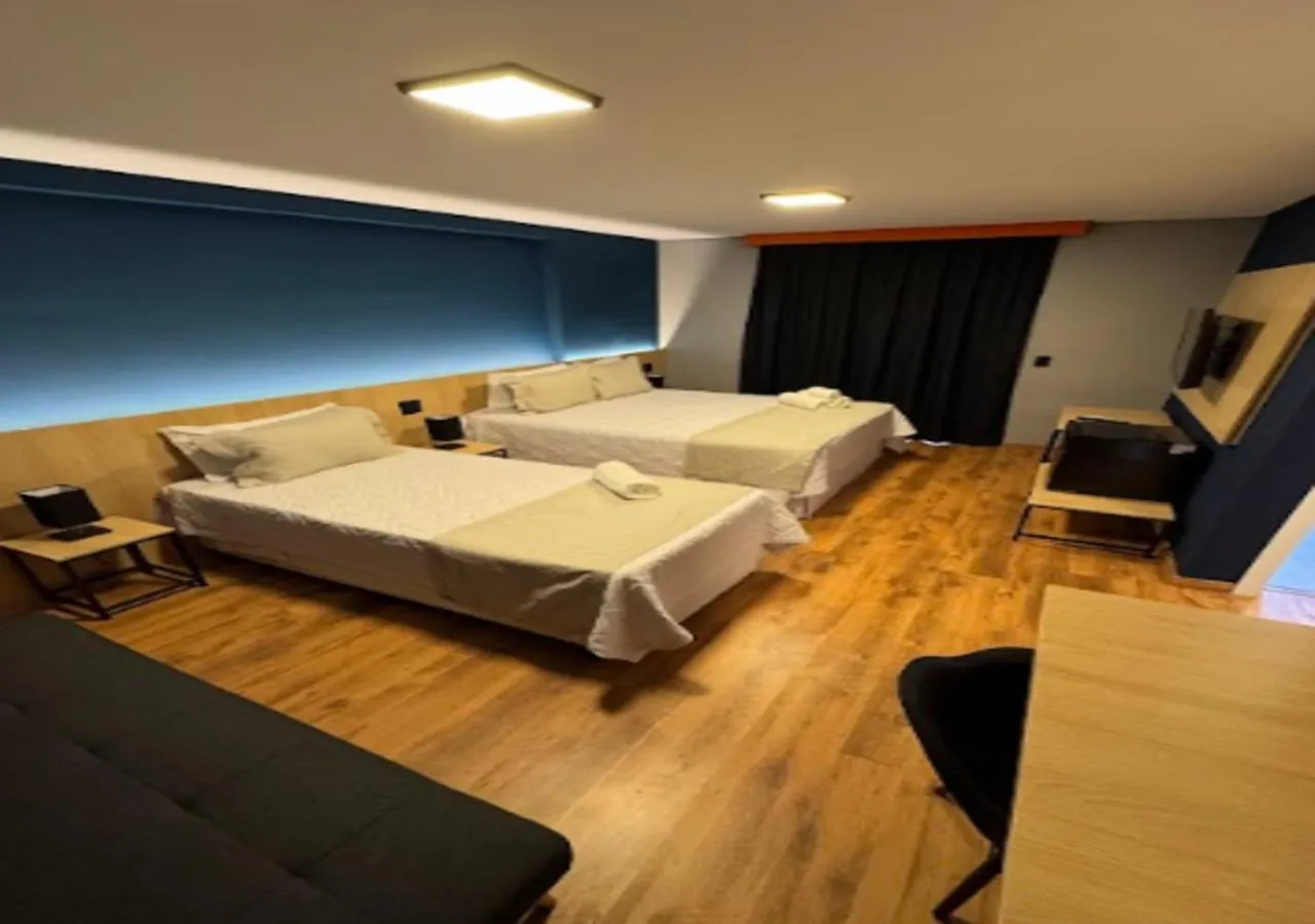 Bed in Minas Garden Hotel