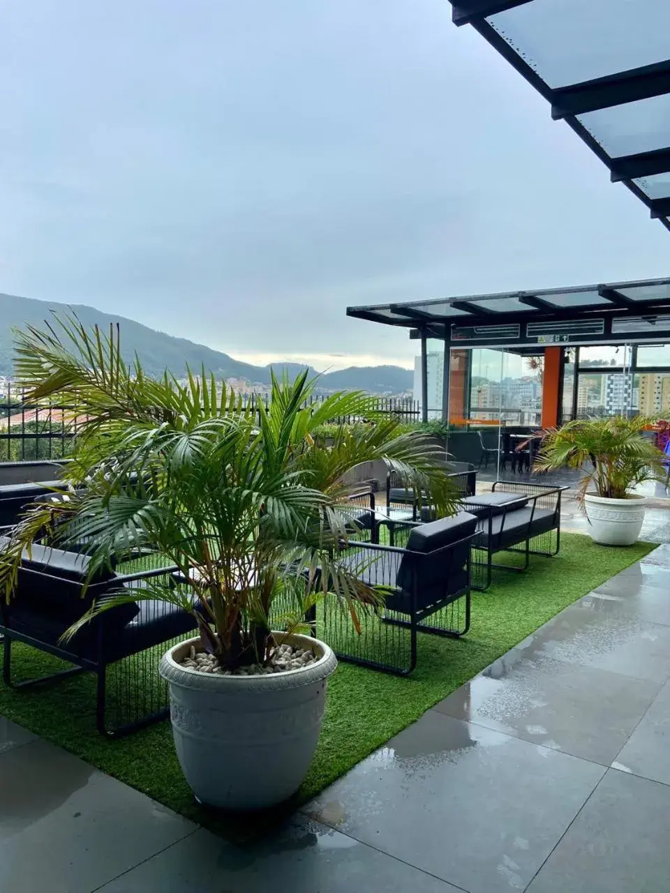 Garden view in Minas Garden Hotel Garden view in Minas Garden Hotel