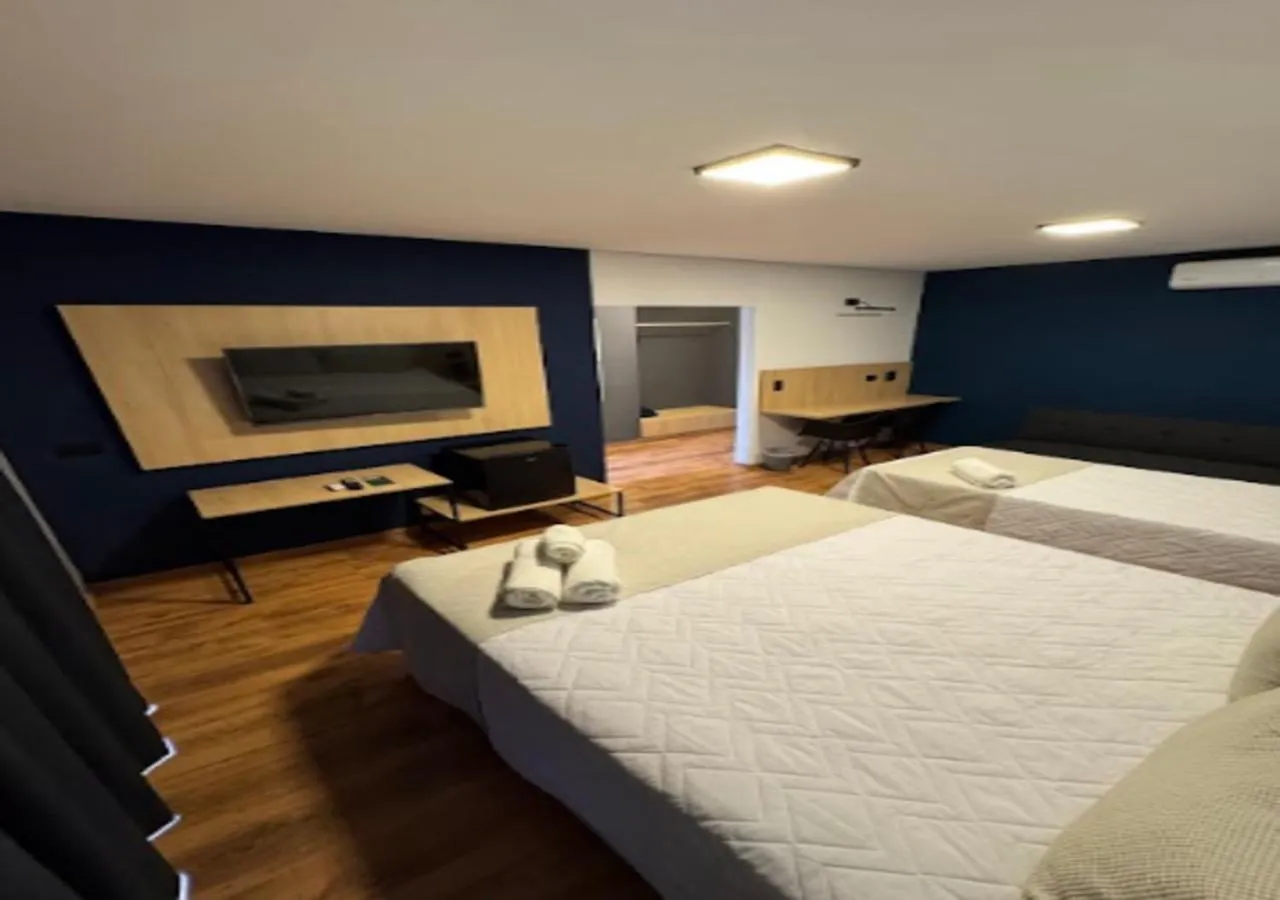 Bed in Minas Garden Hotel