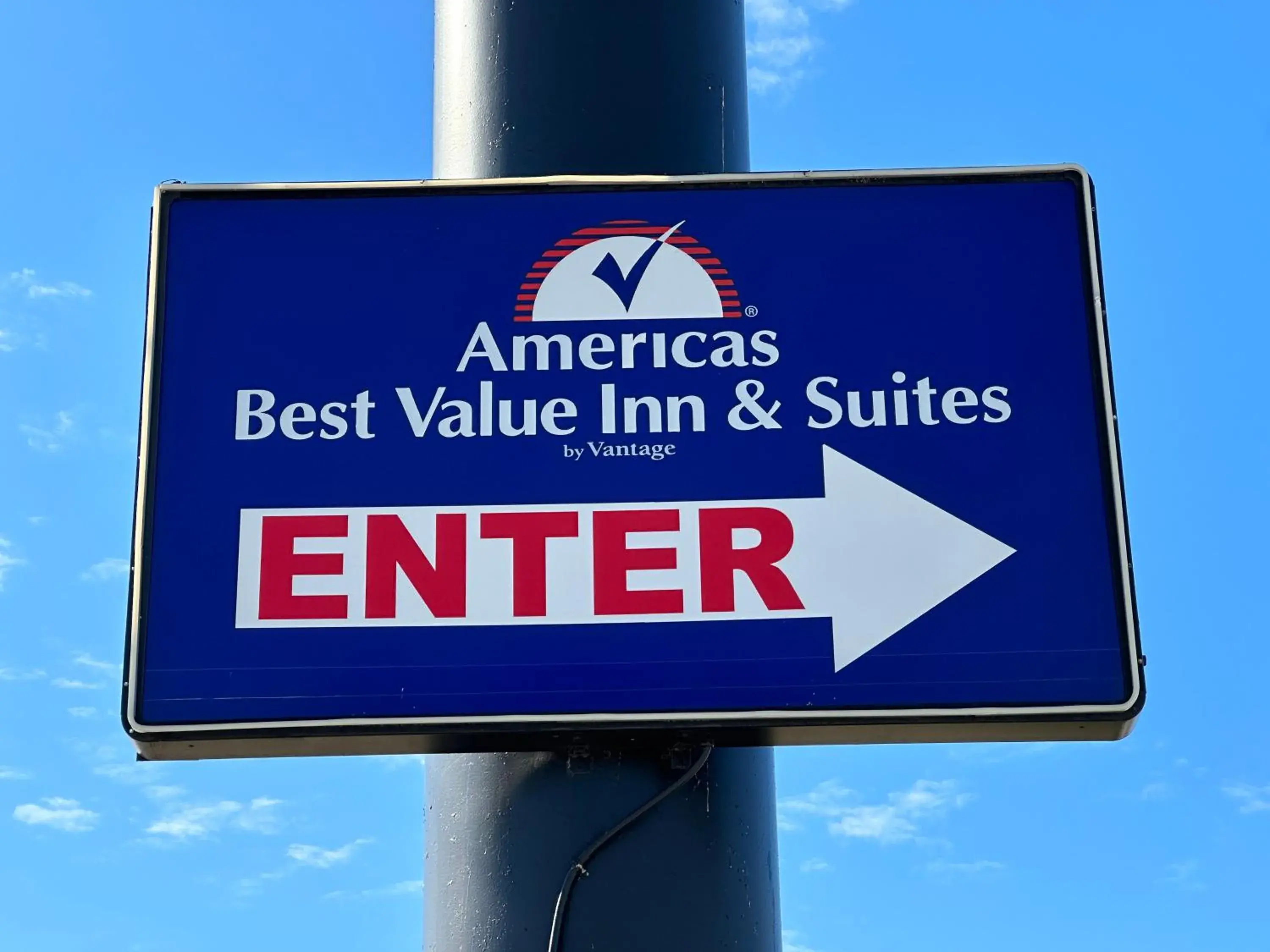 Property logo or sign in Americas Best Value Inn and Suites Groves Property logo or sign in Americas Best Value Inn and Suites Groves