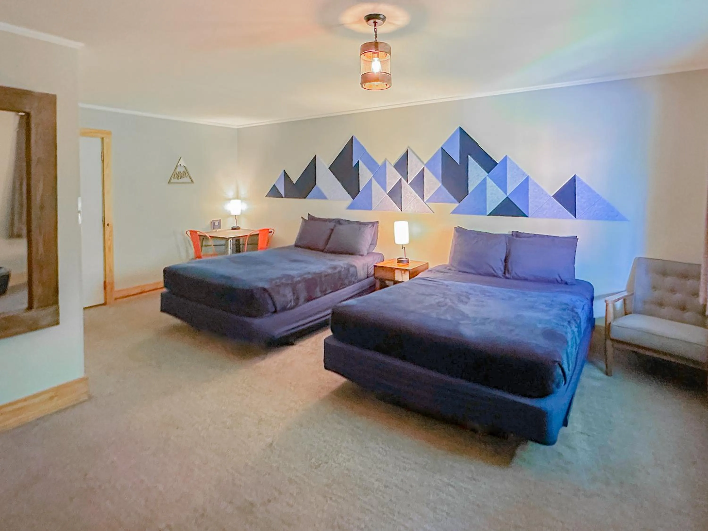 Bed in The Wanderoo Lodge