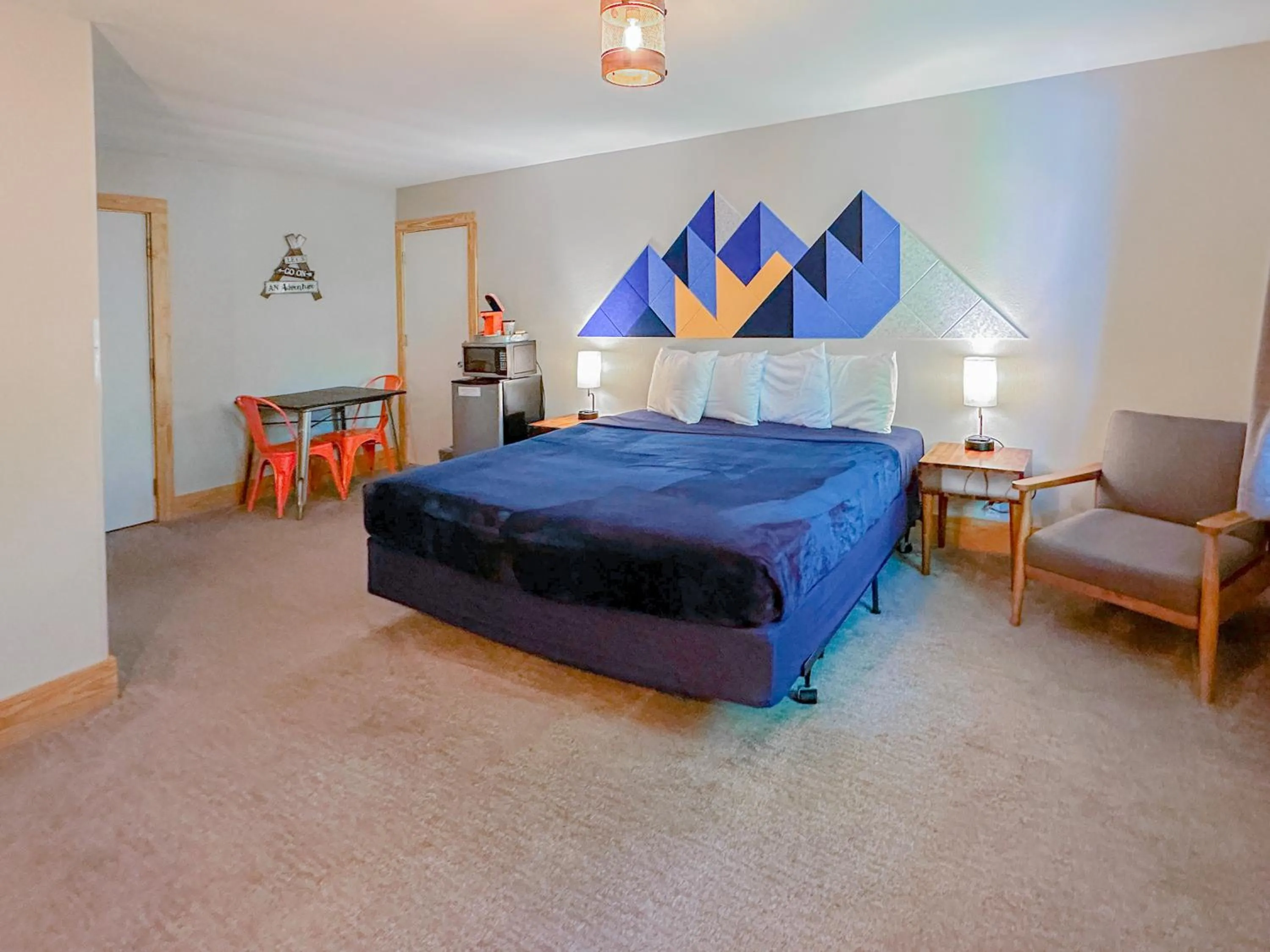 Bed in The Wanderoo Lodge