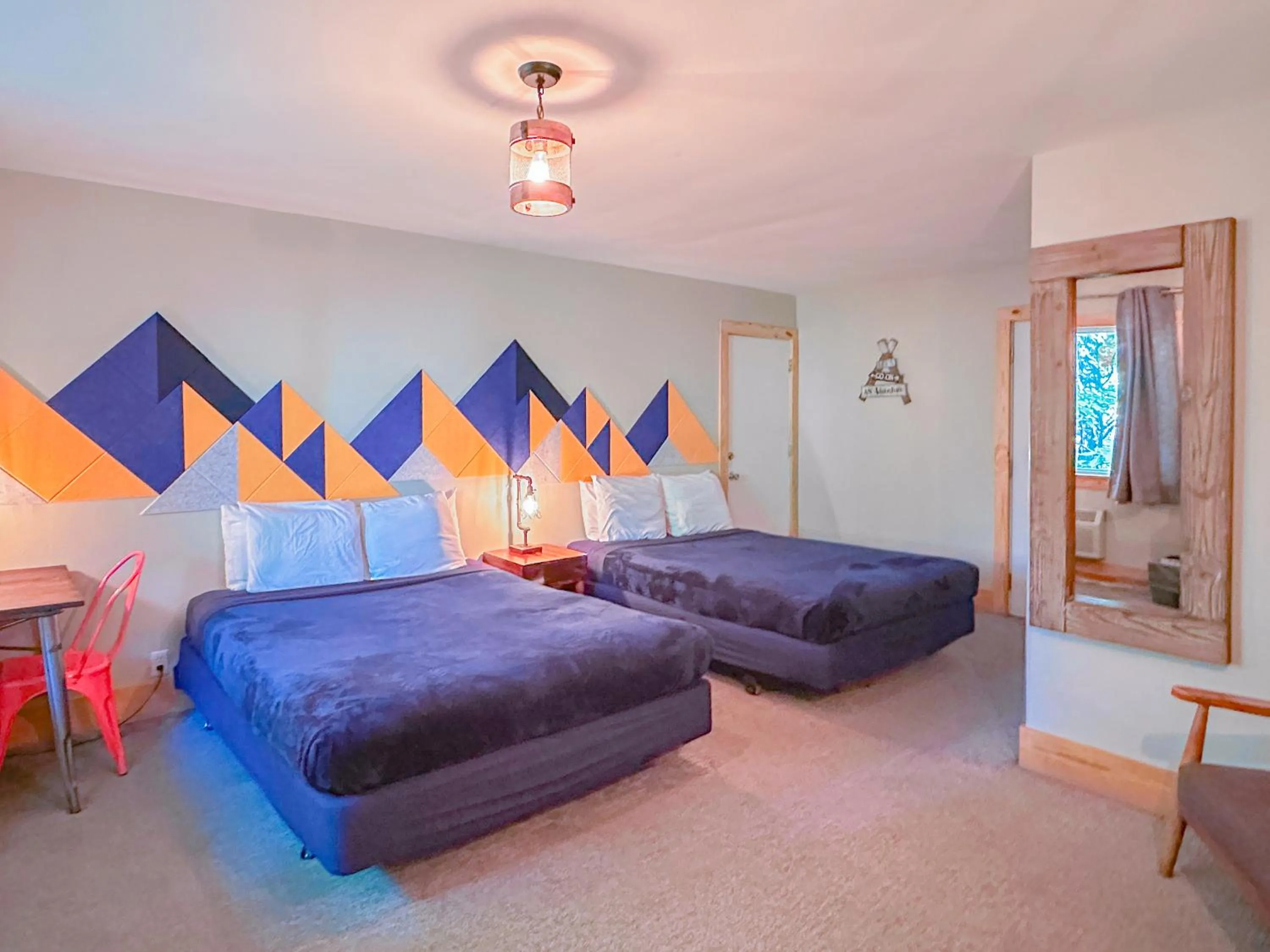 Bed in The Wanderoo Lodge