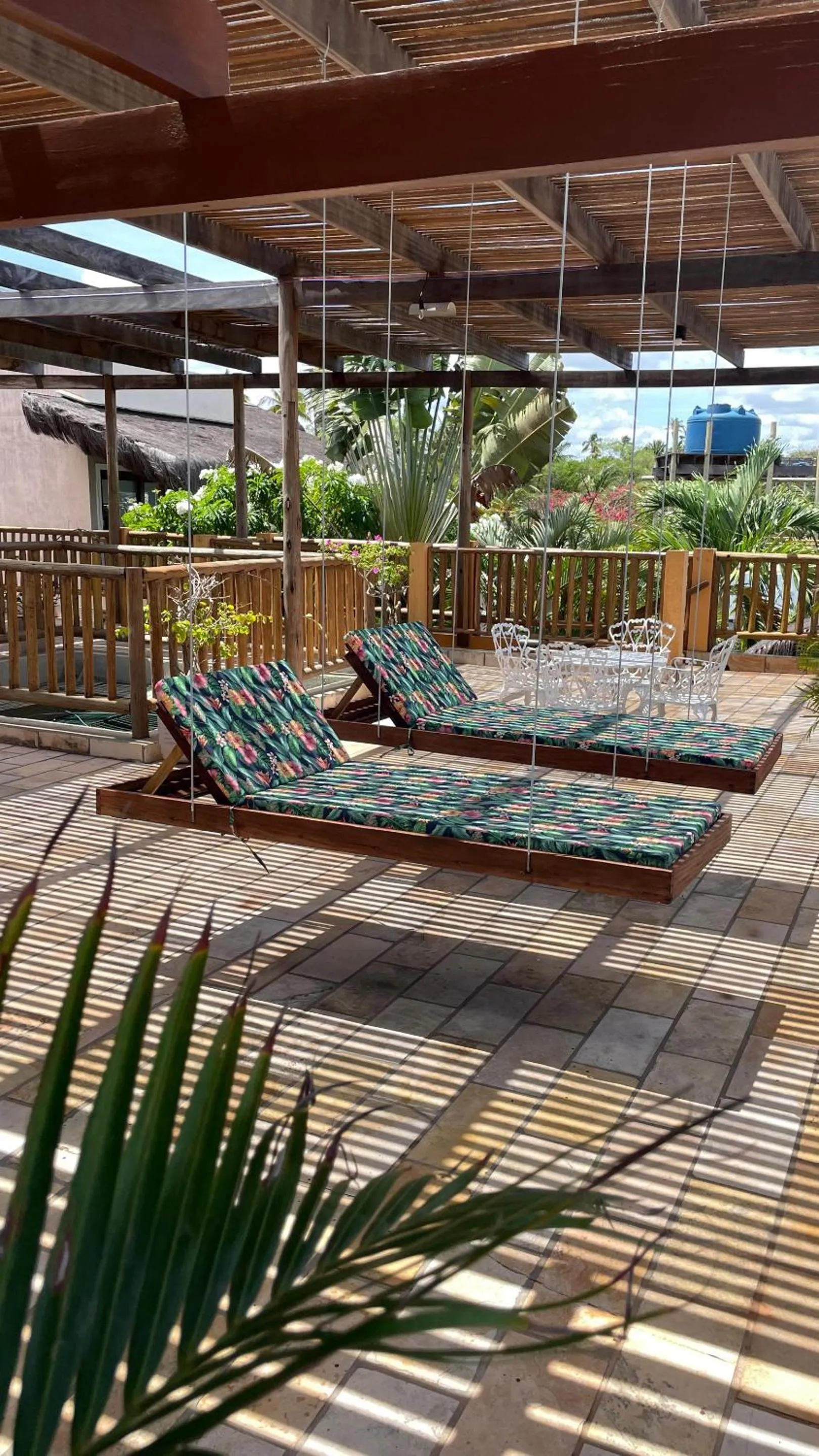Balcony/Terrace in Pousada Só Alegria