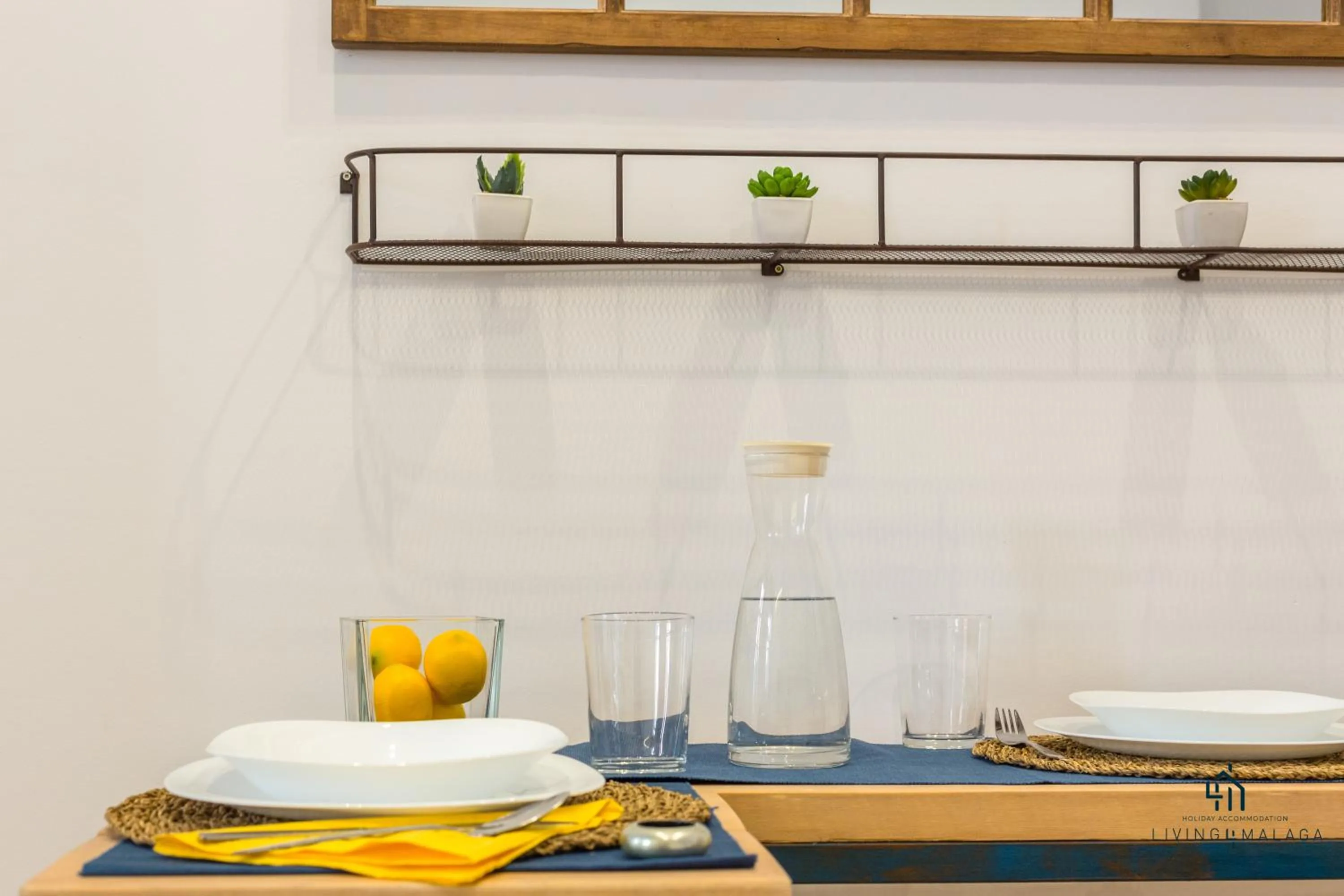 Kitchen or kitchenette in Living4Malaga Skyline Apartments