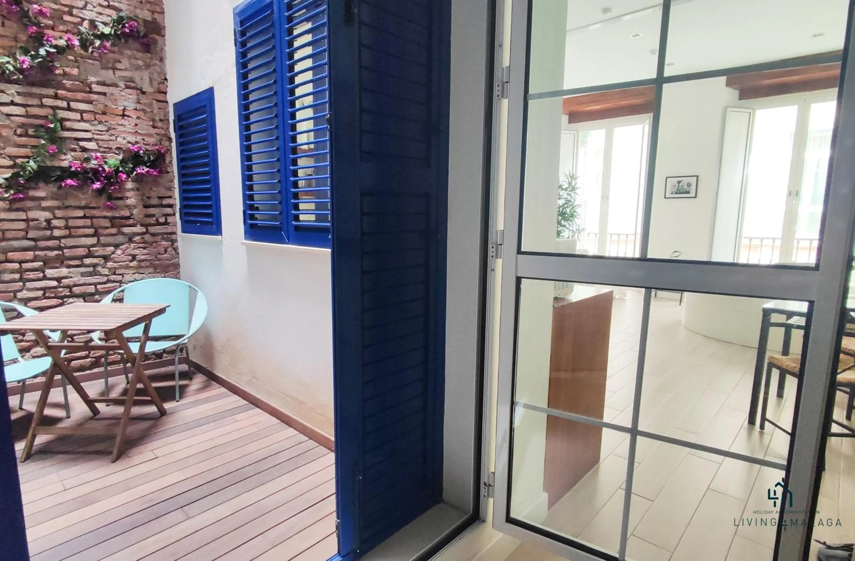 Patio in Living4Malaga Skyline Apartments