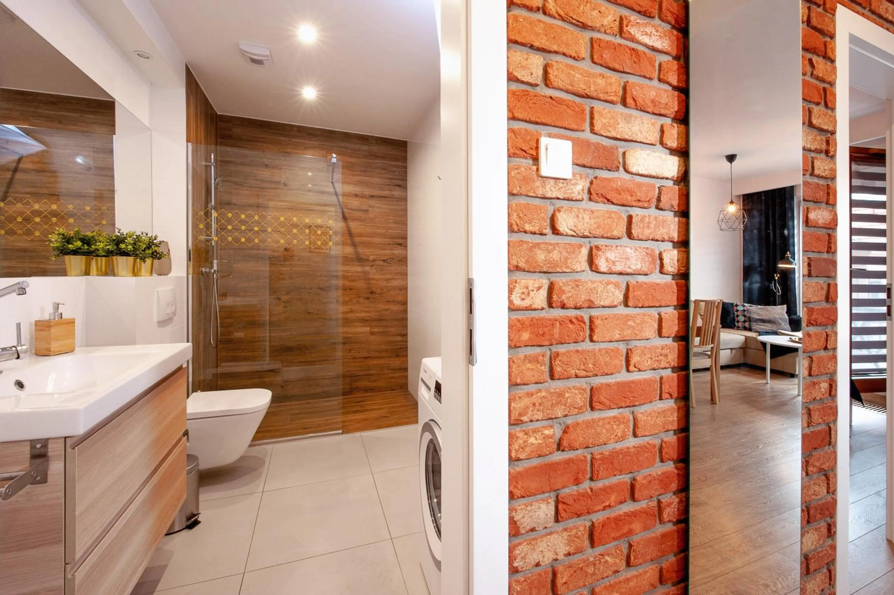 Shower in Browar Lubicz Residence